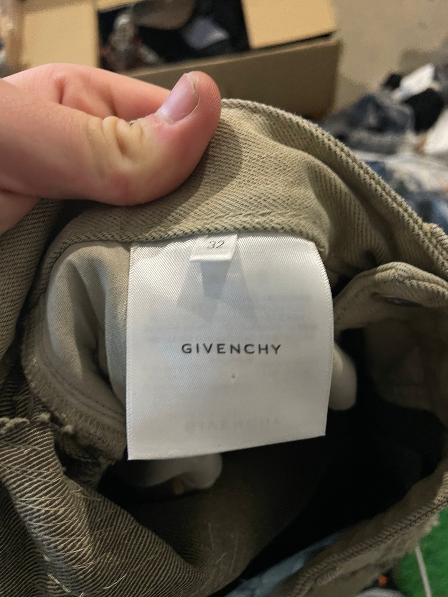 Givenchy Distressed Ribbed Jeans New With Tags 32