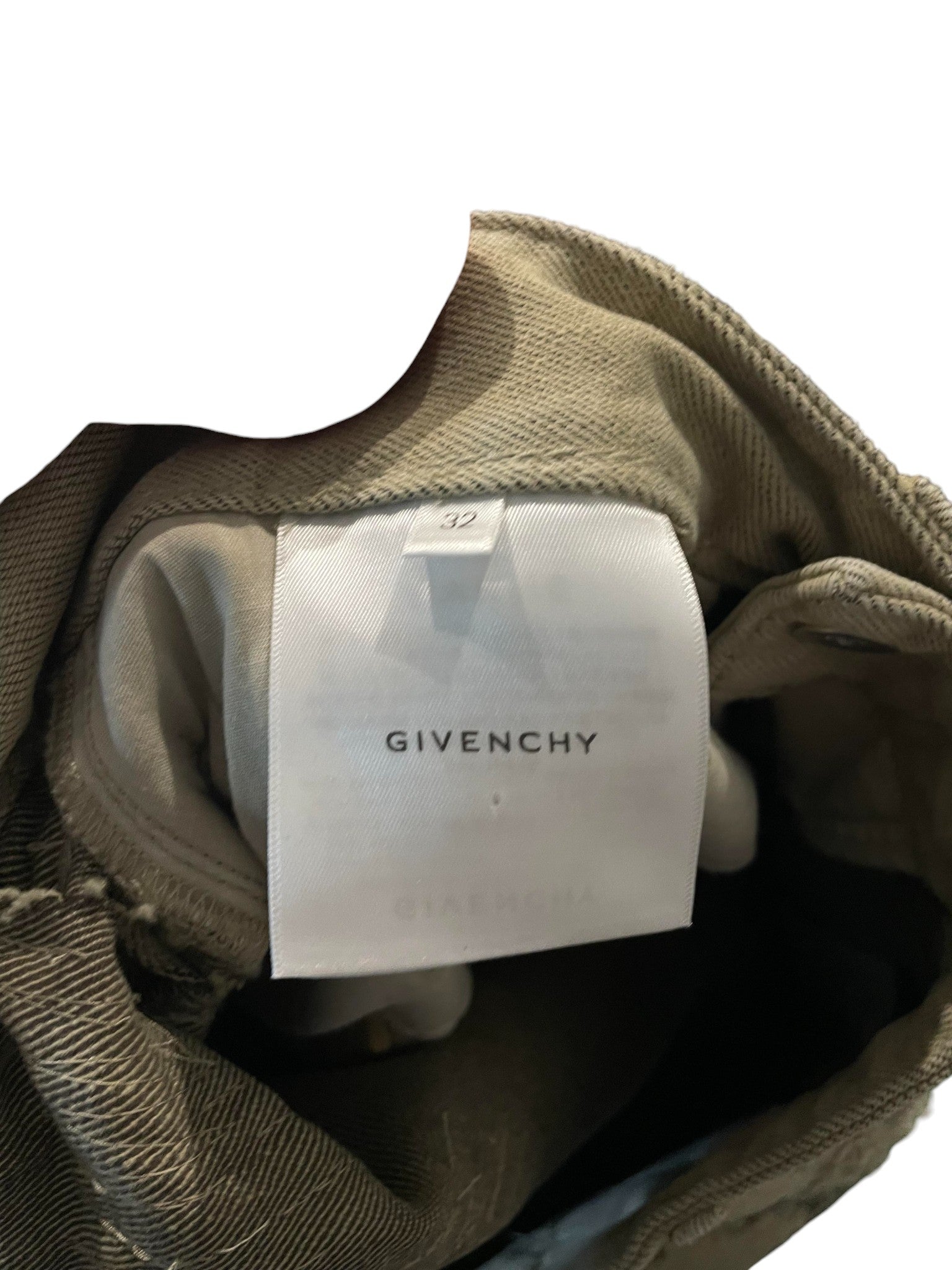 Givenchy Distressed Ribbed Jeans