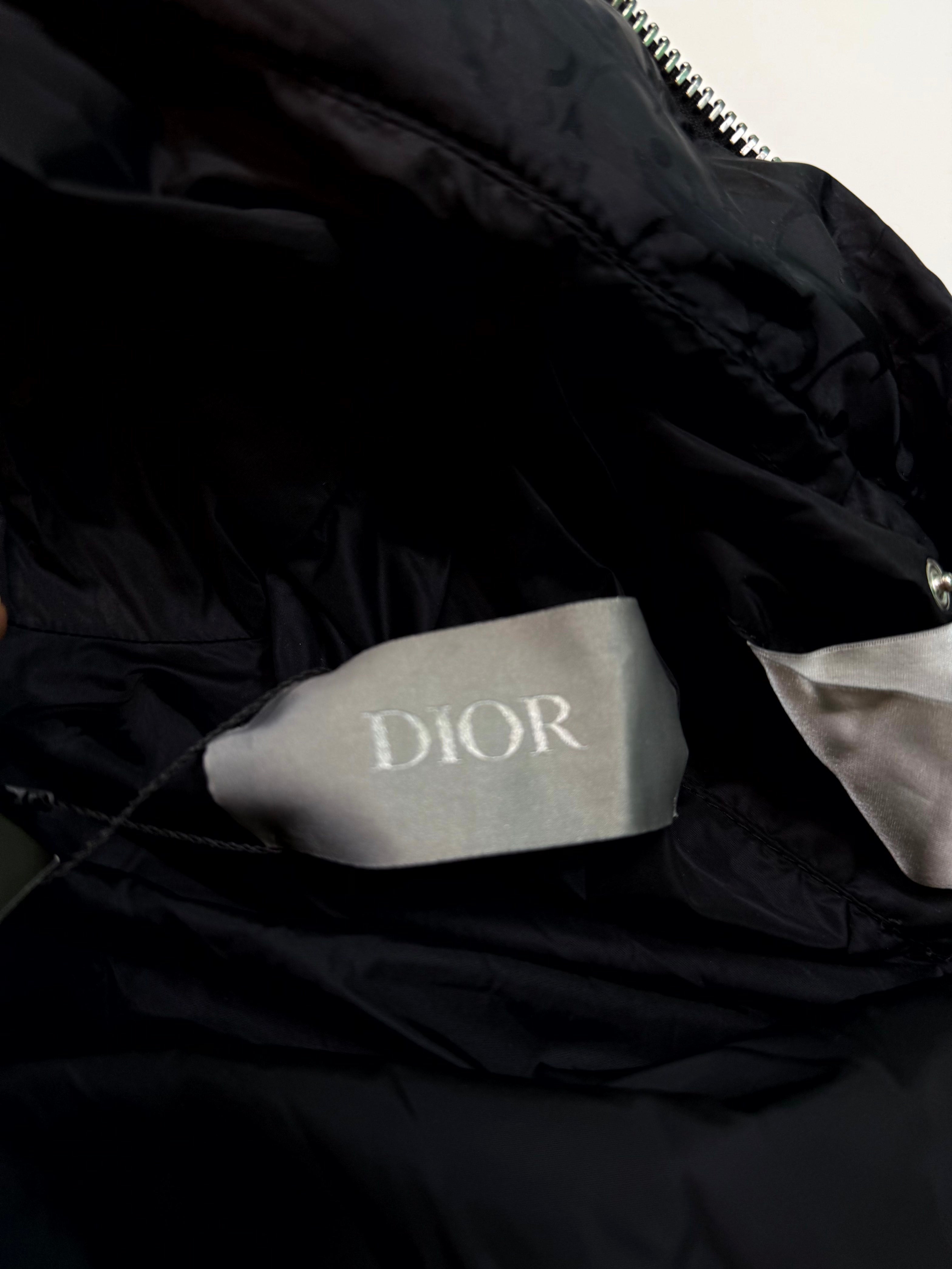 Dior Oblique Puffer Black Jacket