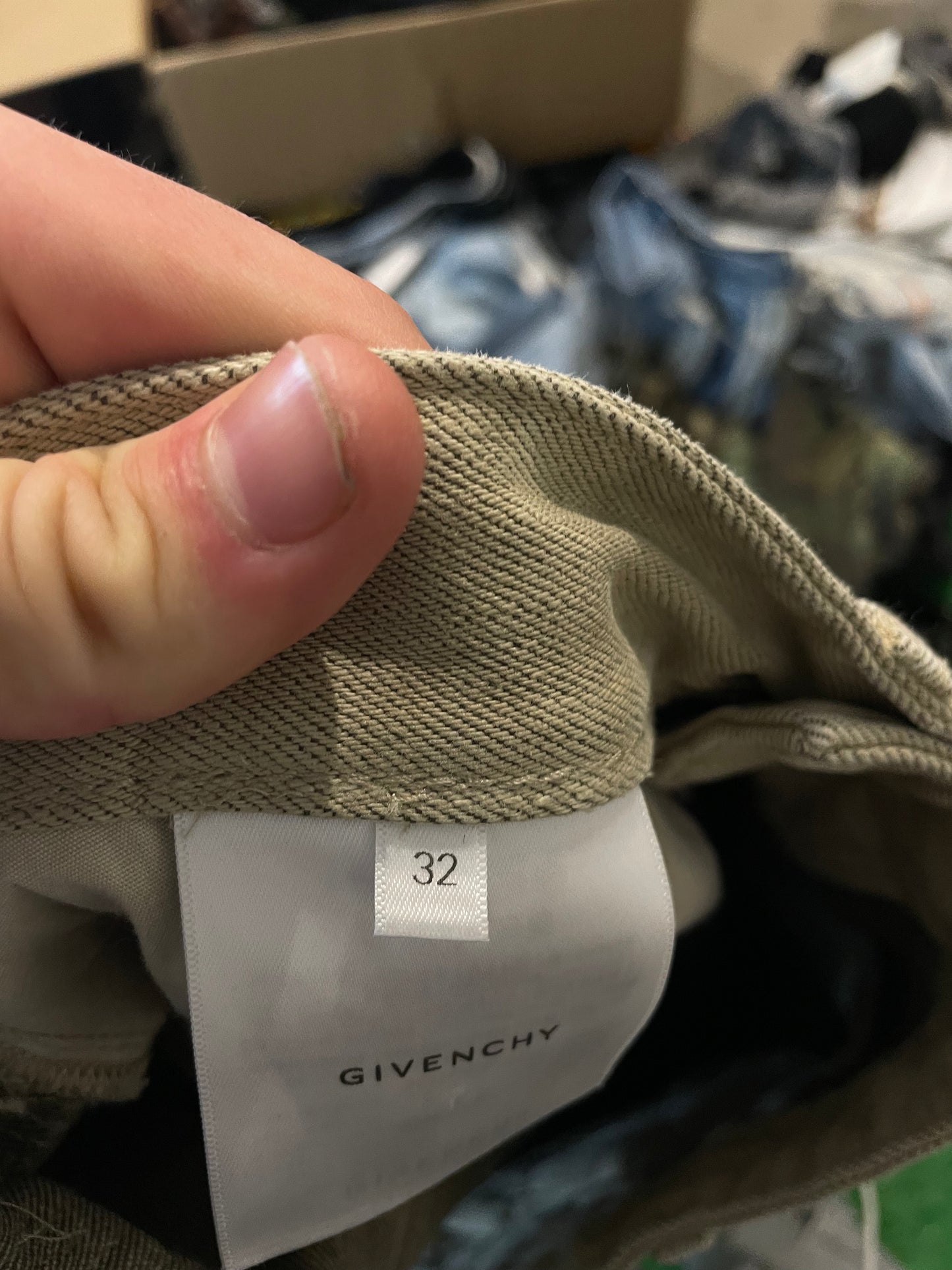 Givenchy Distressed Ribbed Jeans New With Tags 32
