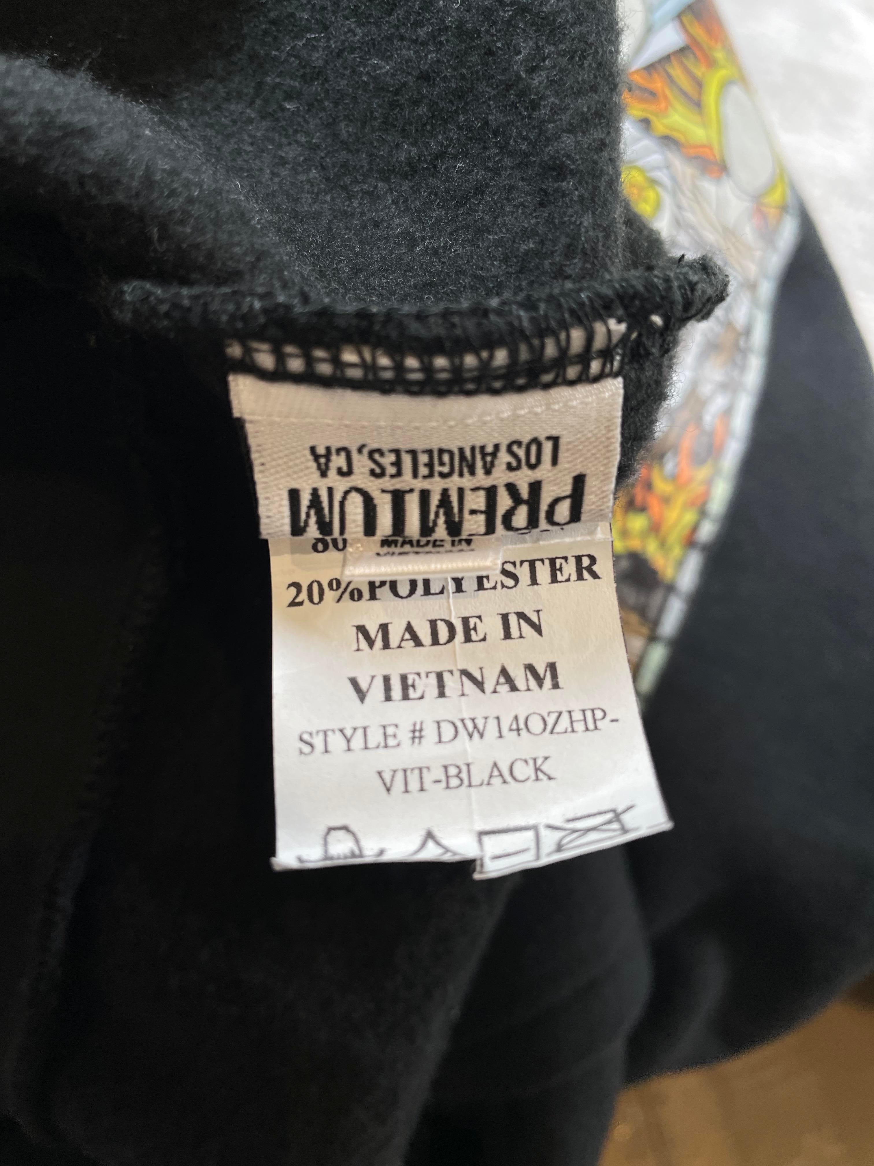 WDW Stained Glass Black Hoodie