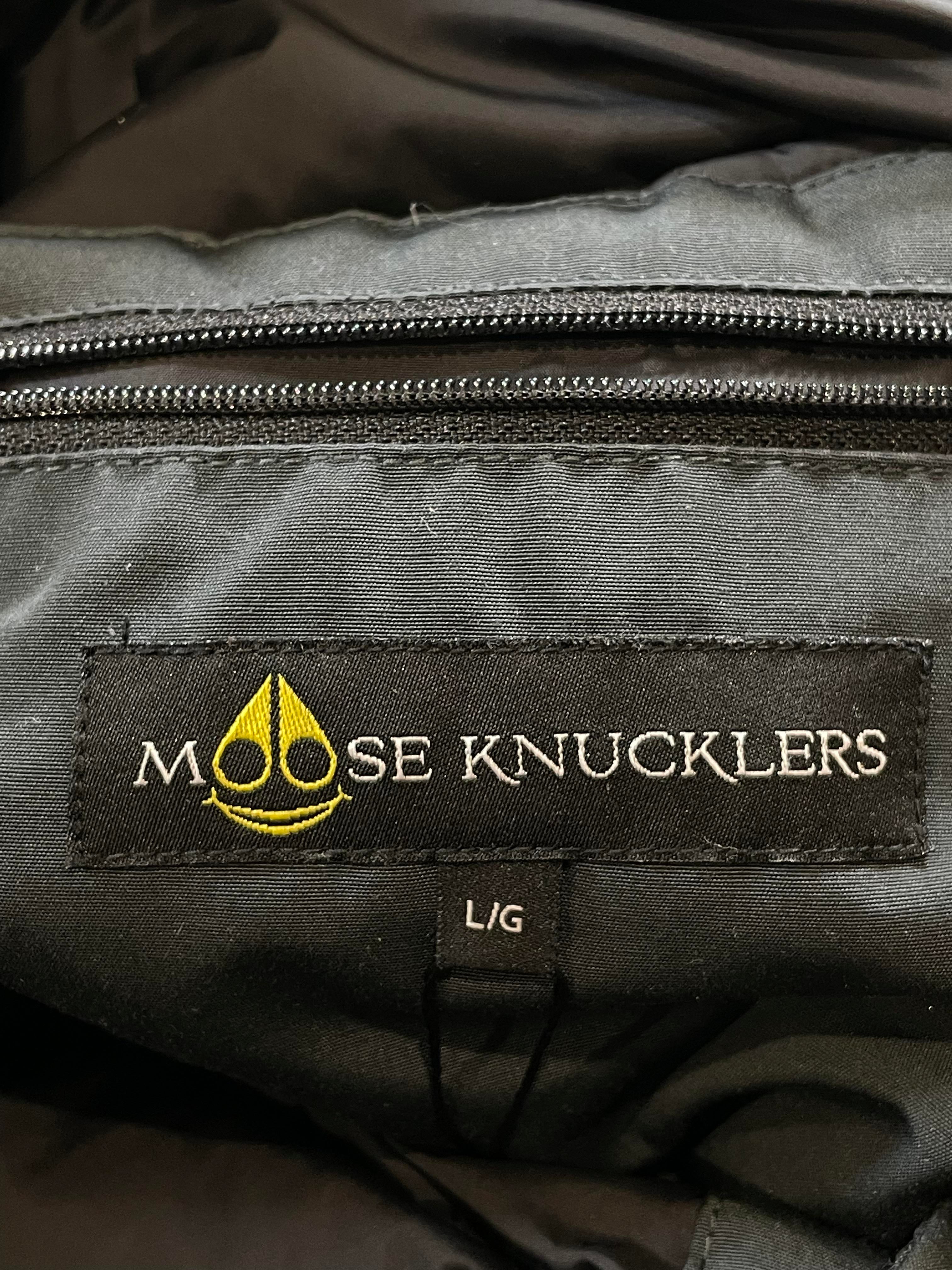Moose Knuckles Grey & Black (Kid's) Bomber Jacket
