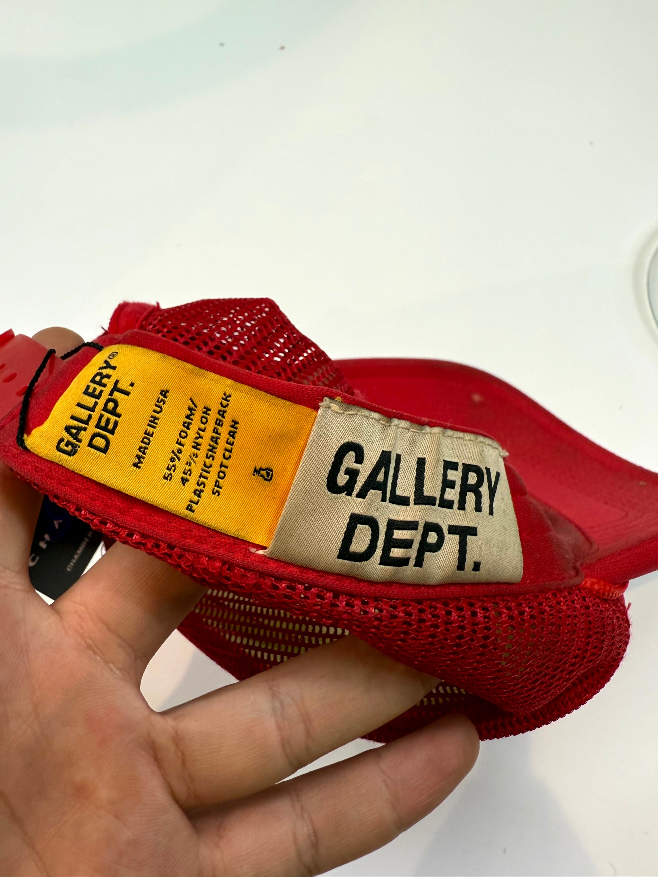 Gallery Dept Trucker Red & Yellow Cap