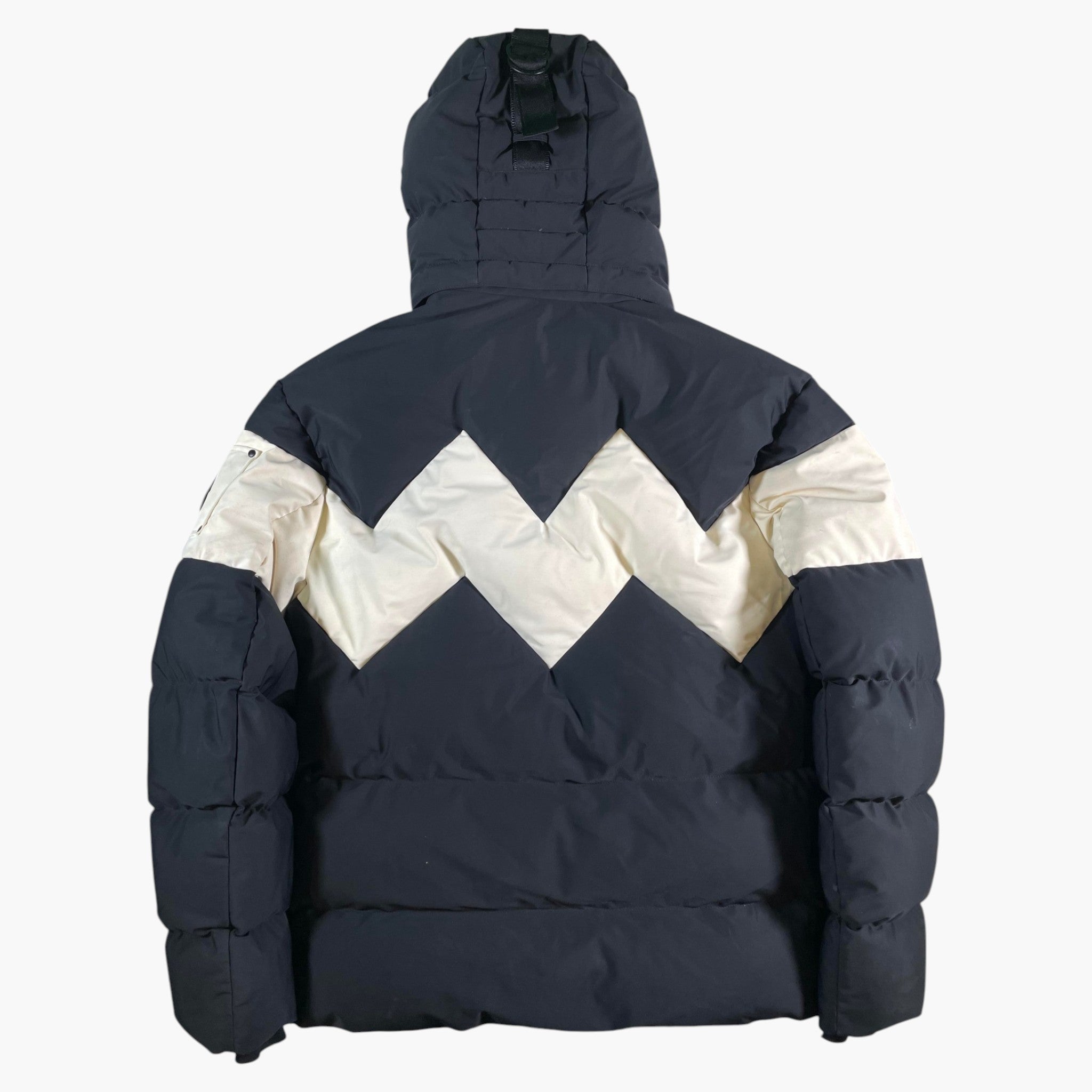 Moose Knuckles Black & White Puffer Jacket