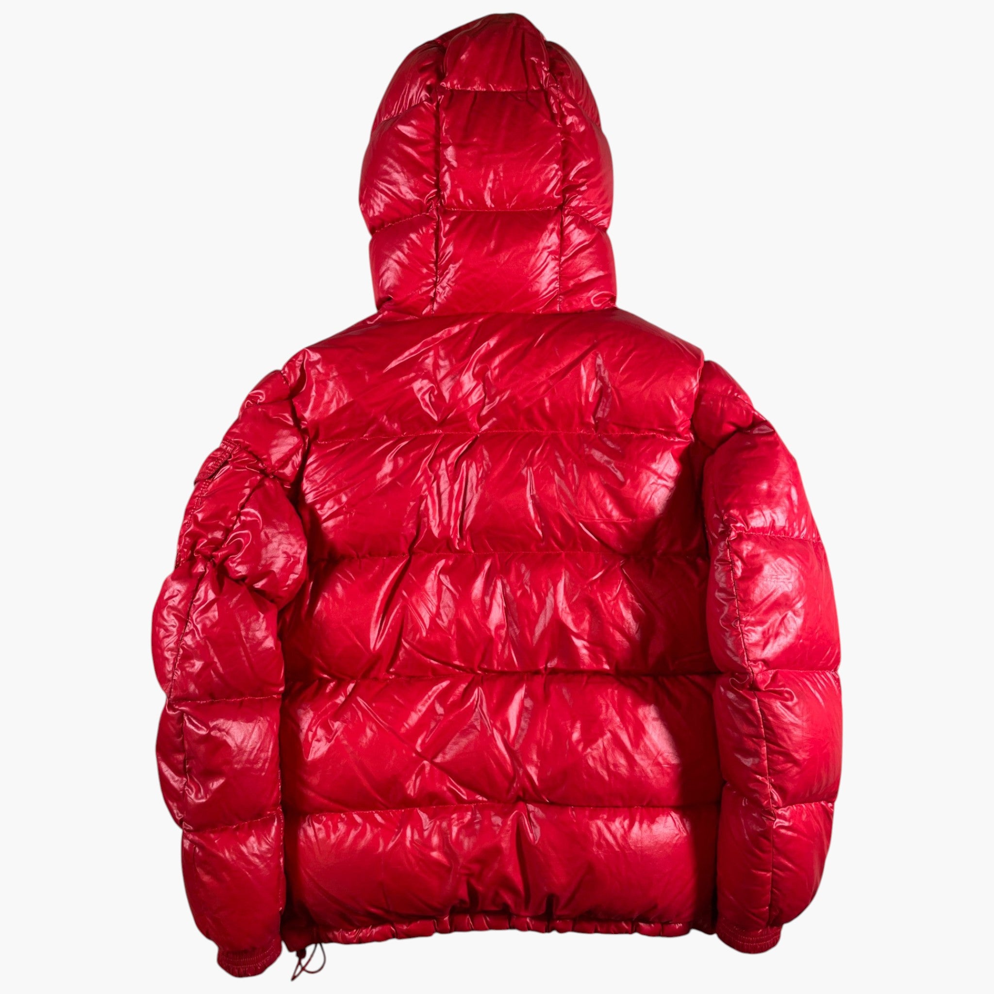 Moncler Ecrins Red Puffer Jacket