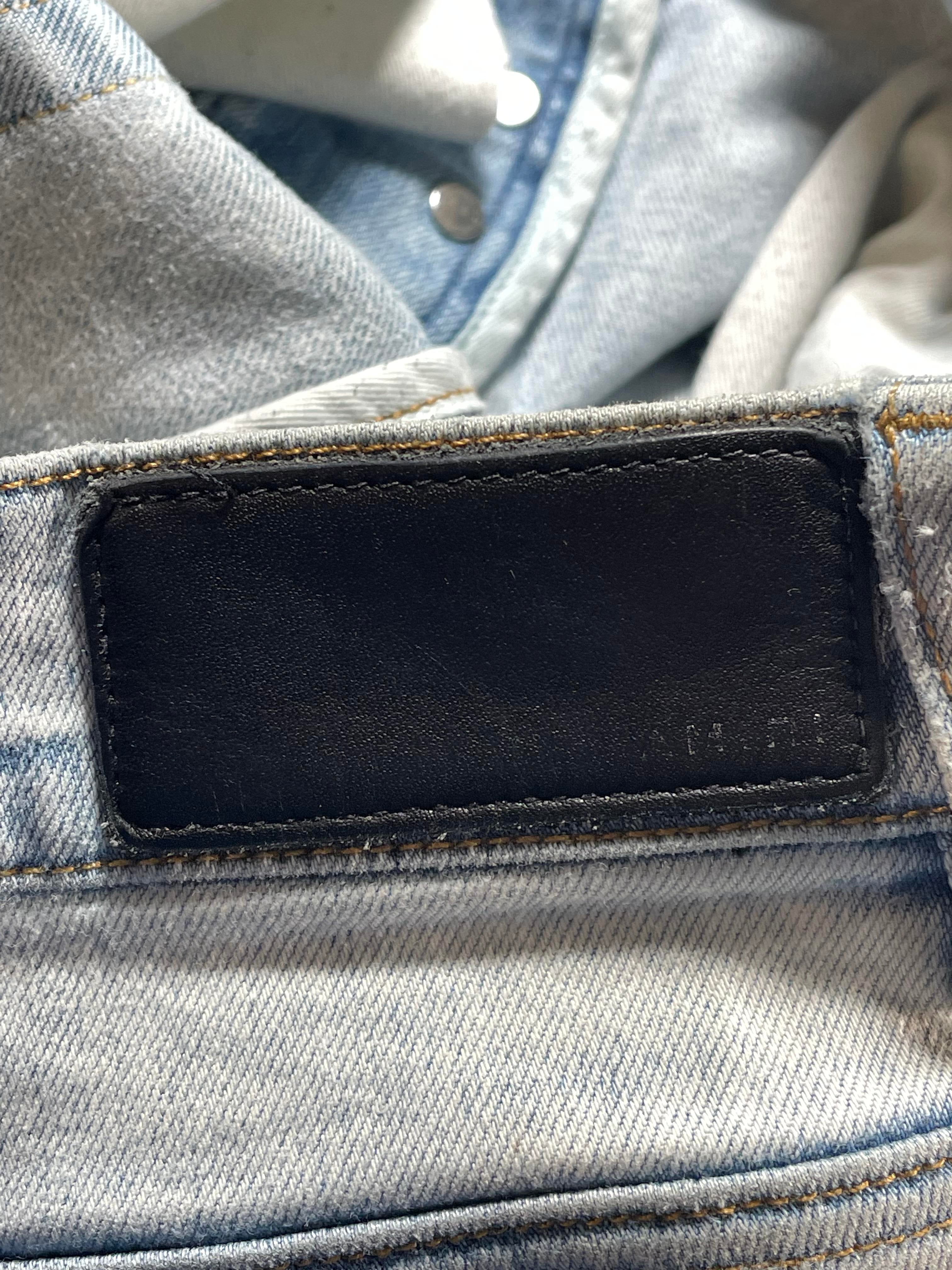 Amiri Grateful Dead Patchwork Light Wash Jeans