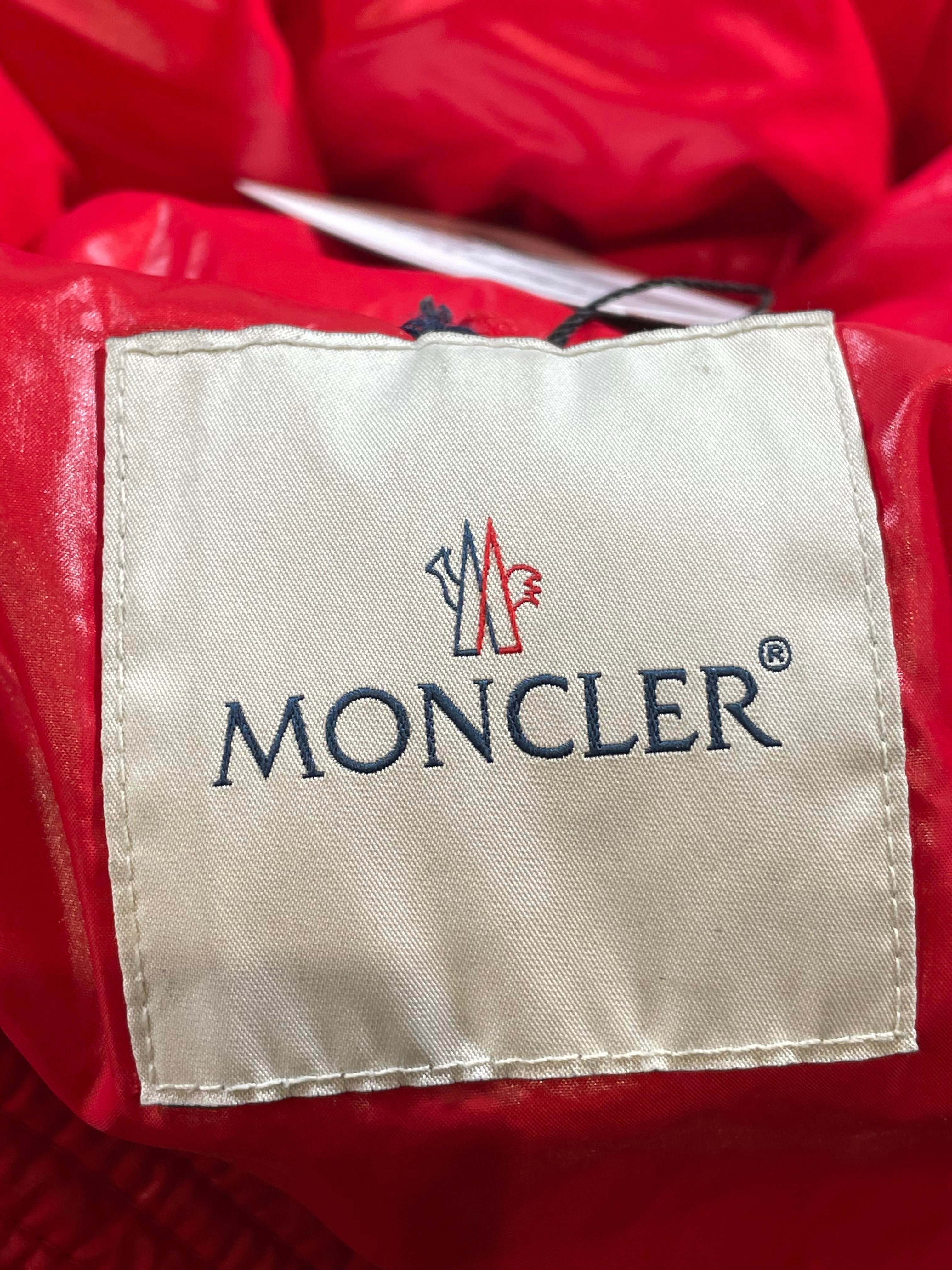 Moncler Ecrins Red Puffer Jacket