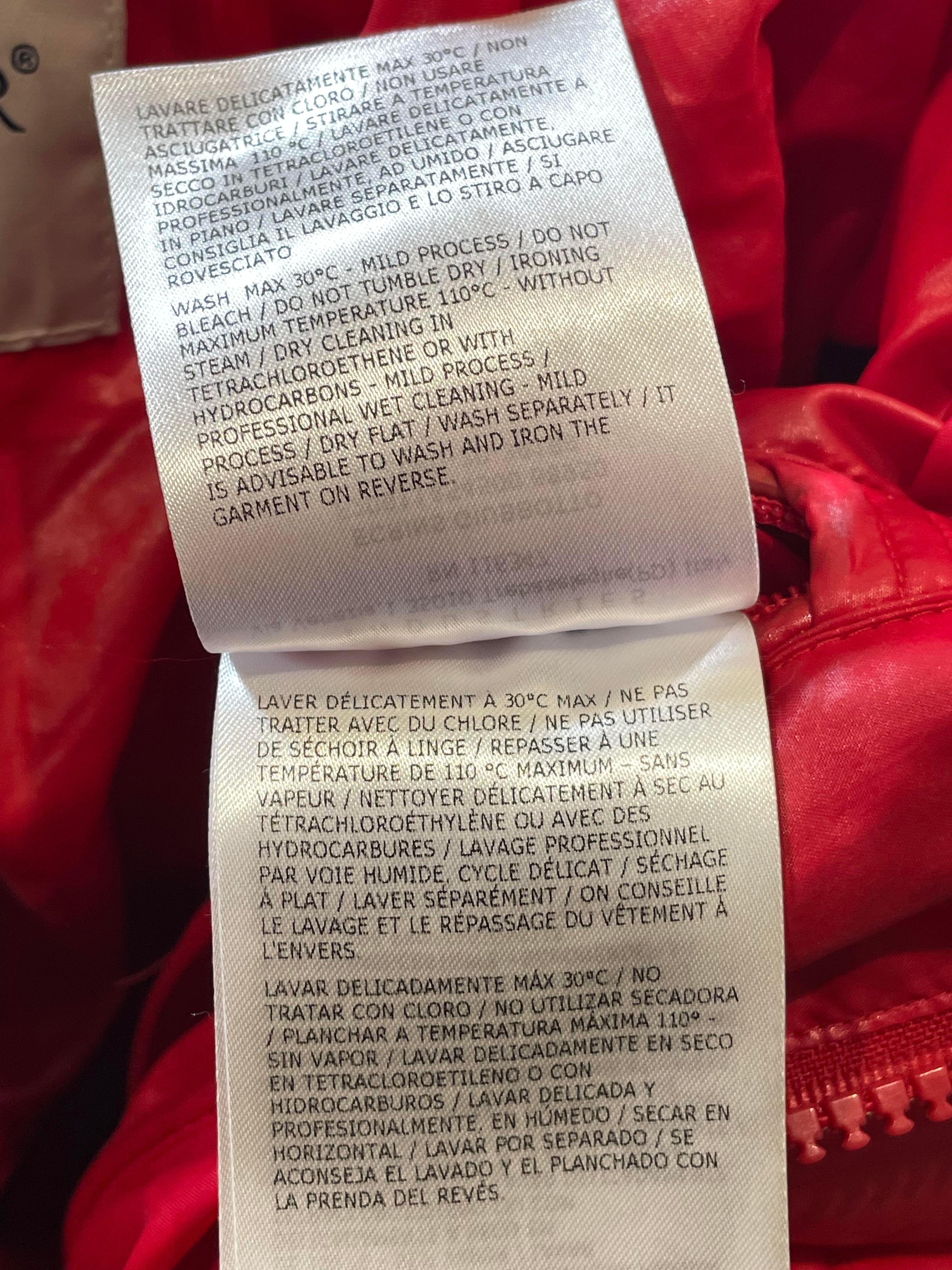 Moncler Ecrins Red Puffer Jacket
