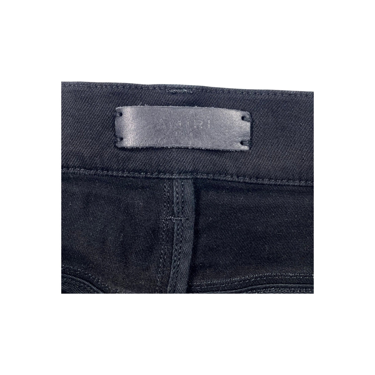 Amiri Bandana Thrasher Patch Black Jeans