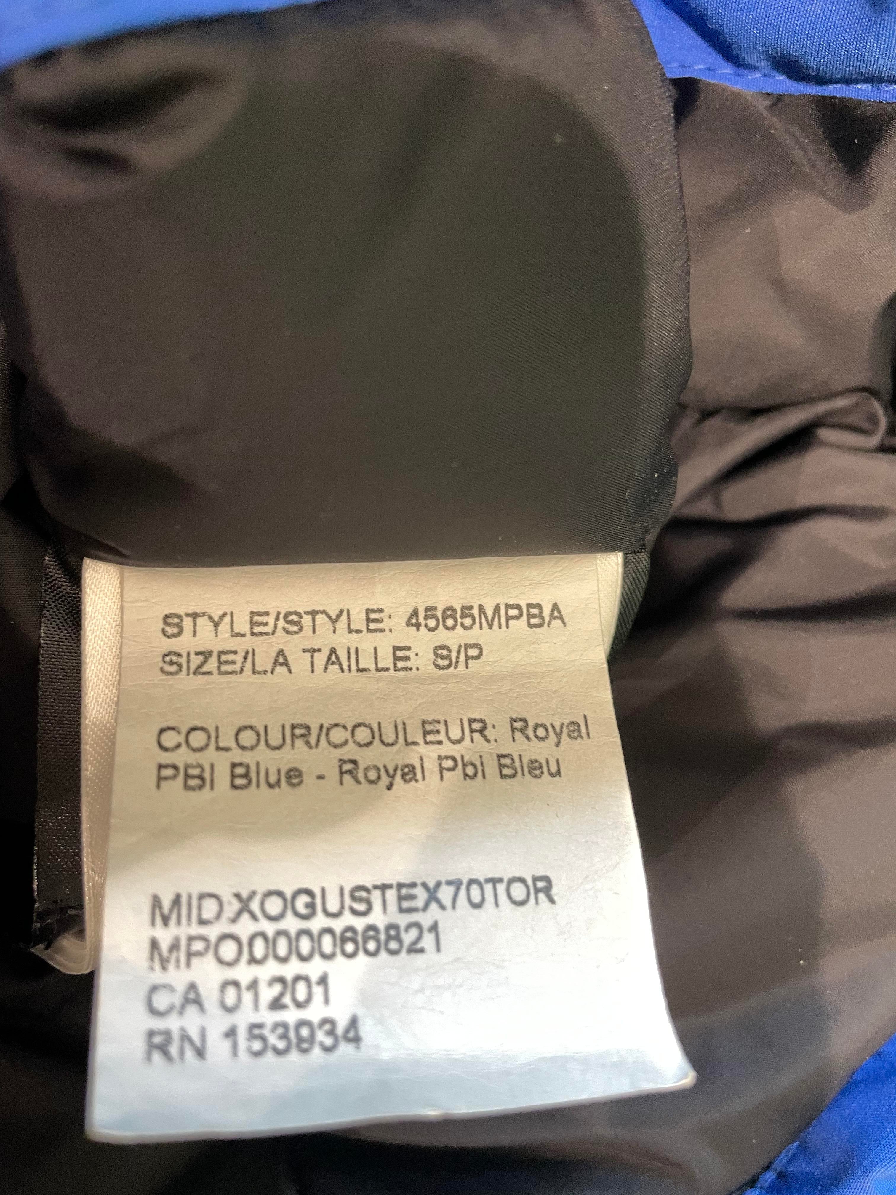 Canada Goose Blue Fur Puffer Jacket