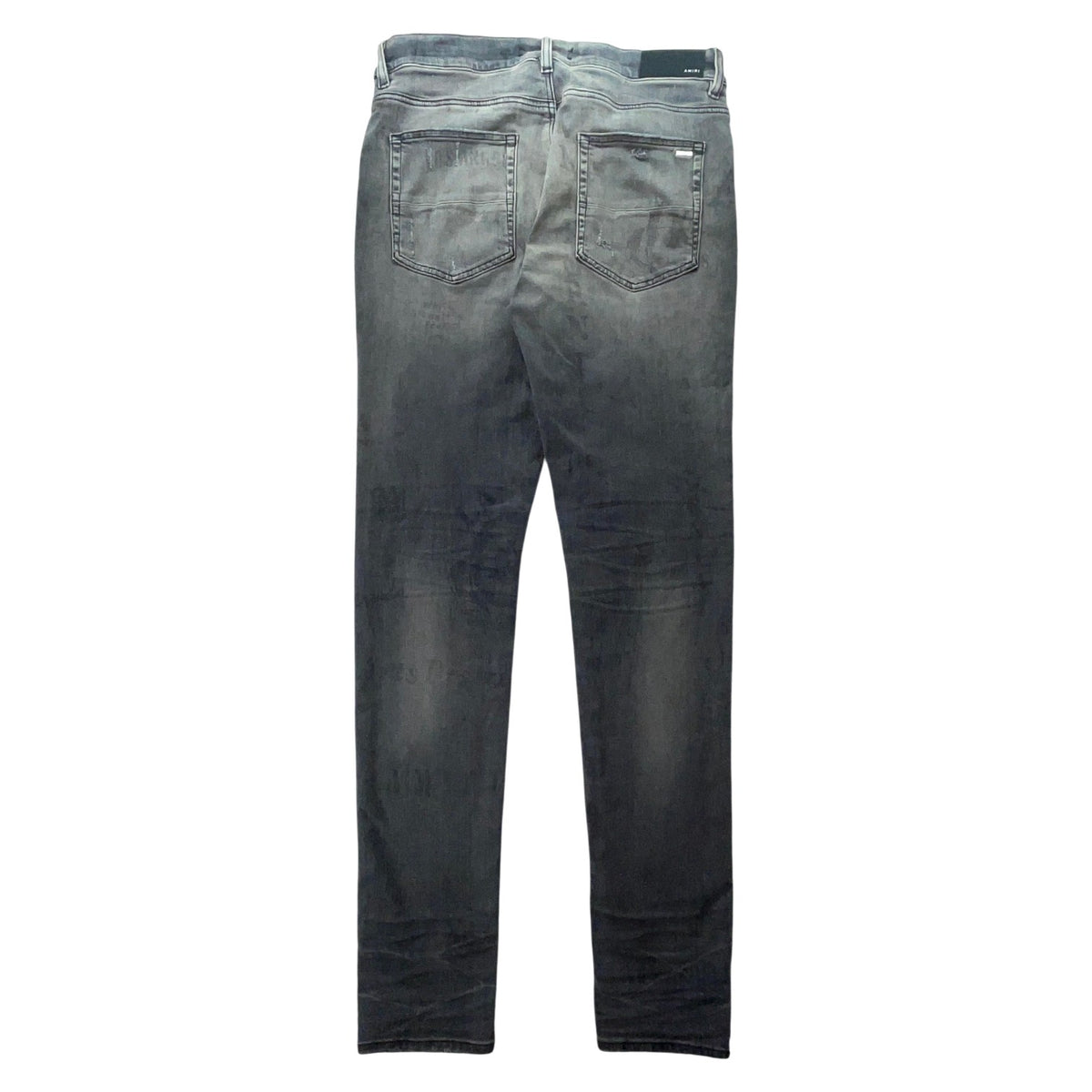 Amiri Stencil Grey Jeans