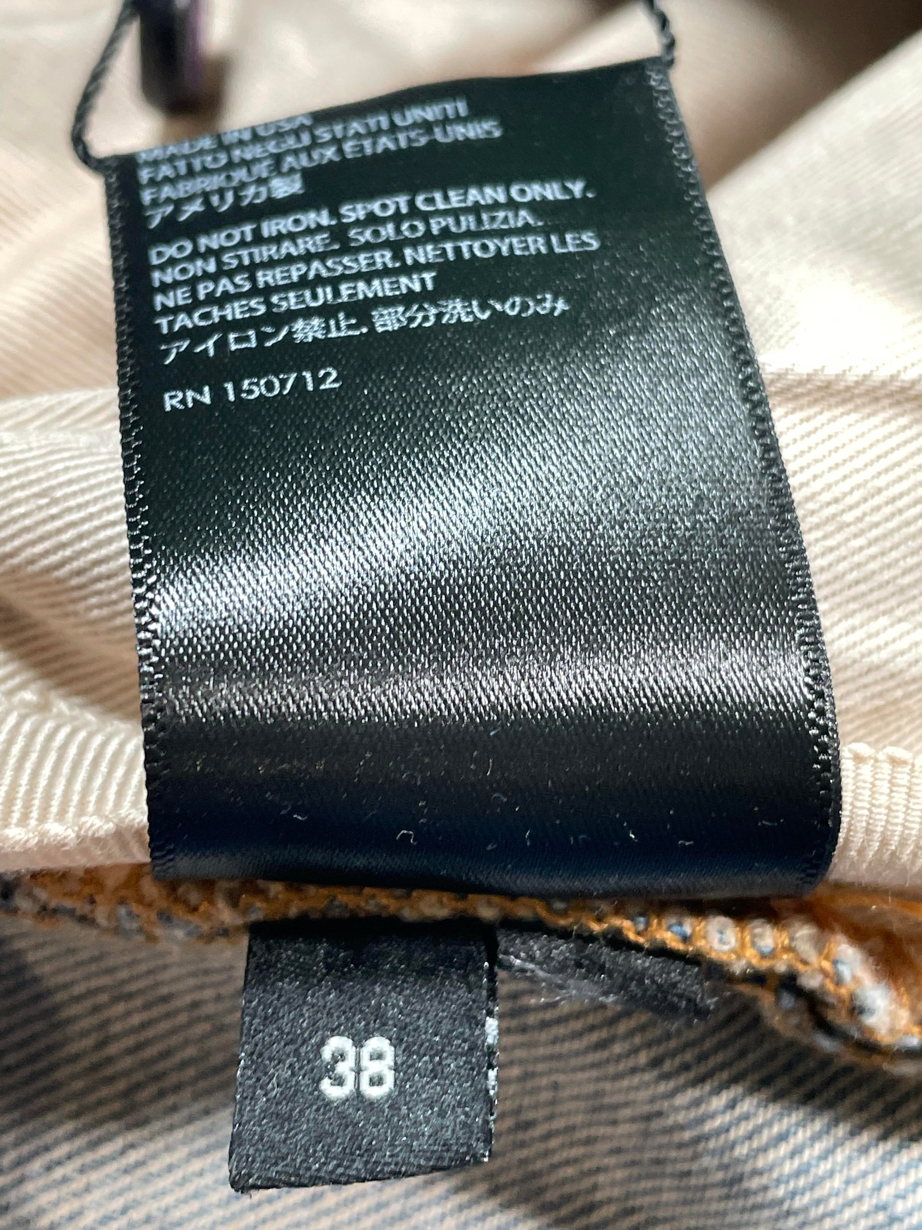 Amiri Lumber Patchwork Light Wash Jeans