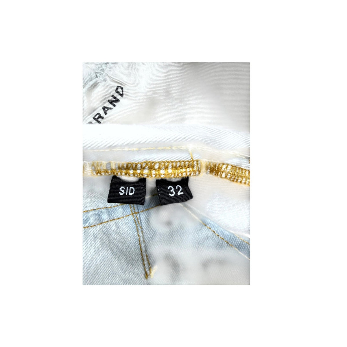 Purple Brand Stitch Light Wash Jeans