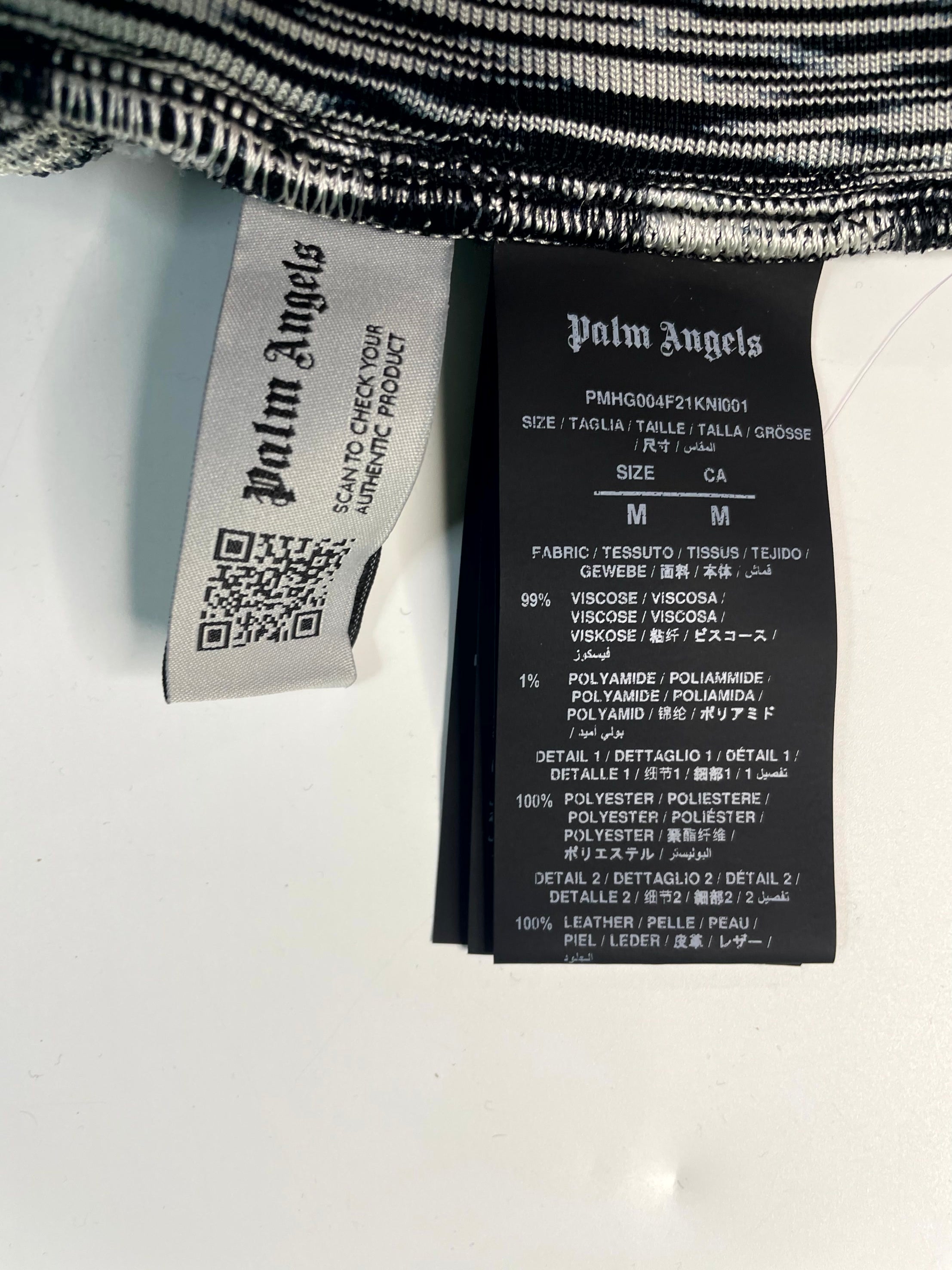 Palm Angels Massoni Zebra Track Pants