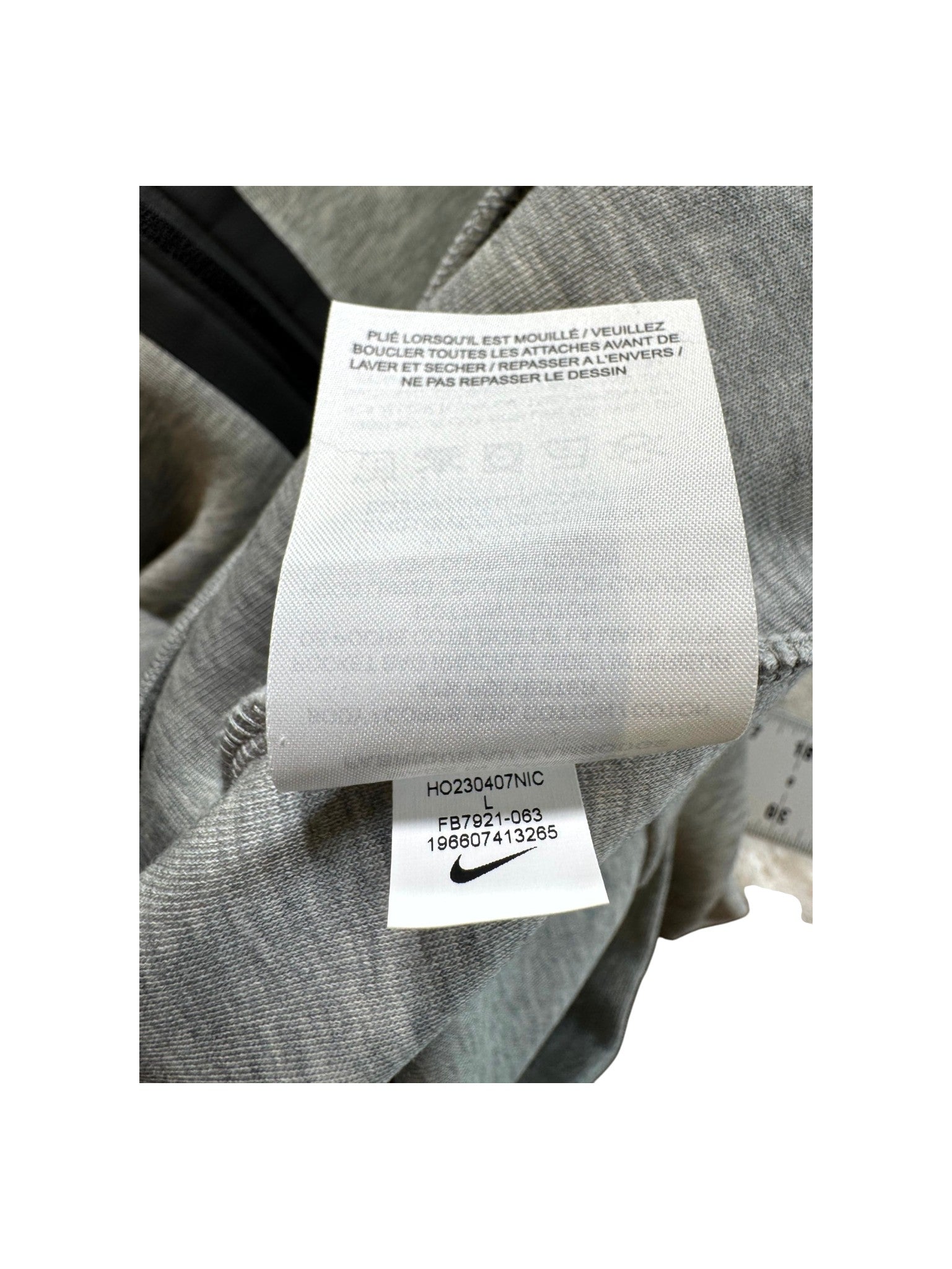 Nike Tech Zip Up Grey Hoodie
