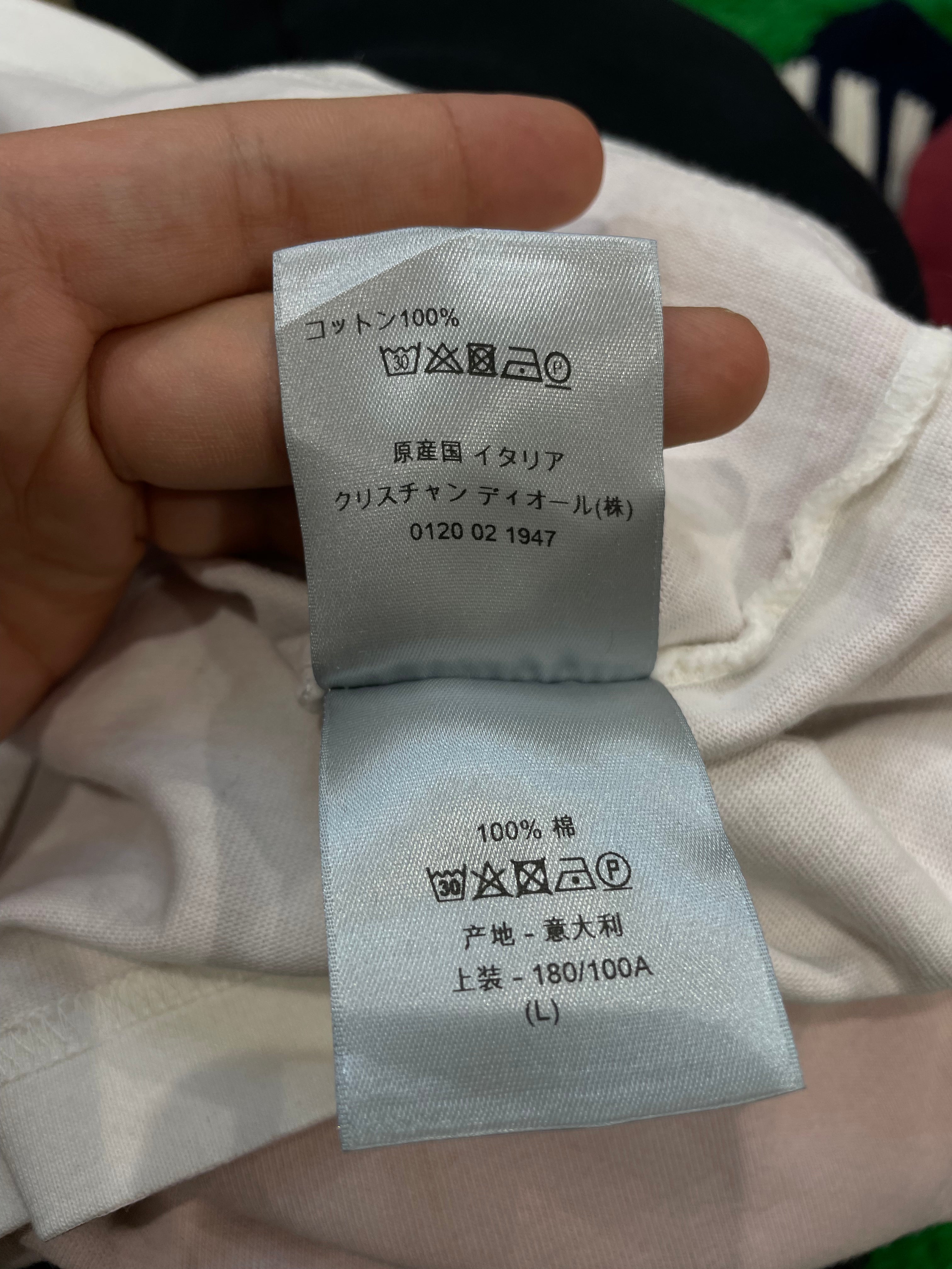 Dior Tee Pink Used Large