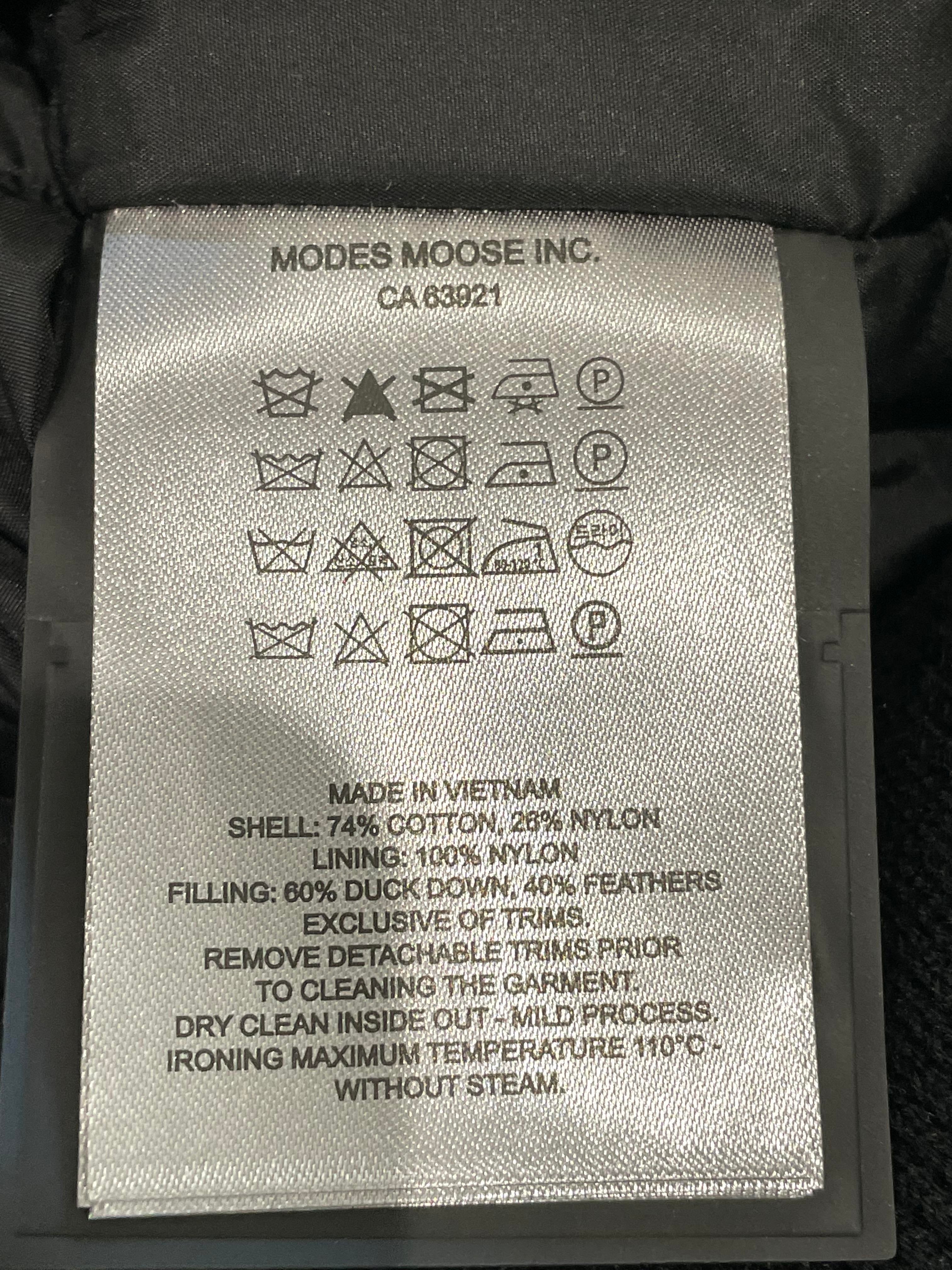 Moose Knuckles 'Yukon Bomber' Grey & Black Fur Coat