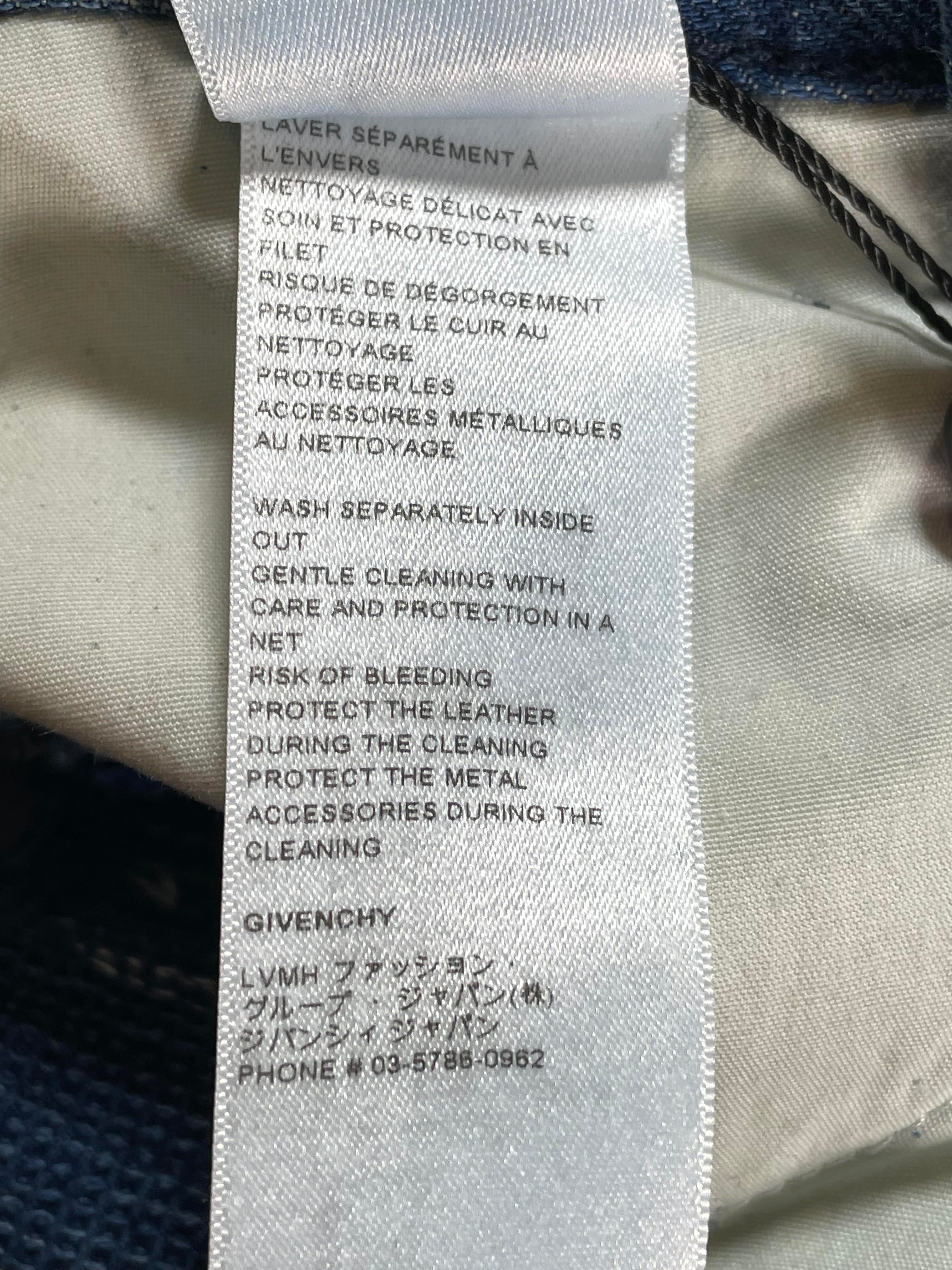 Givenchy Distressed Dark Wash Jeans
