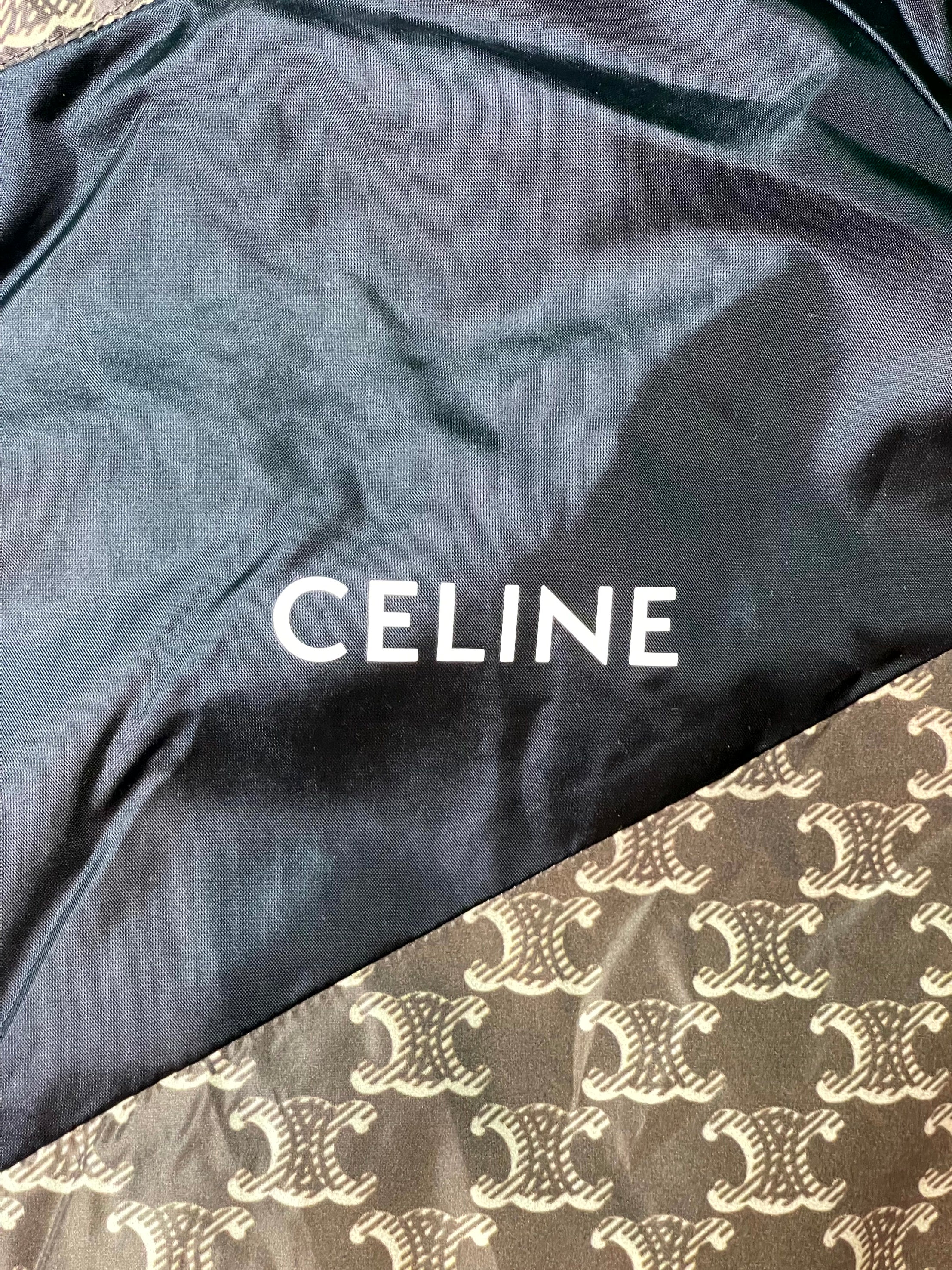 Celine Track Monogram Brown Zip Up Jacket