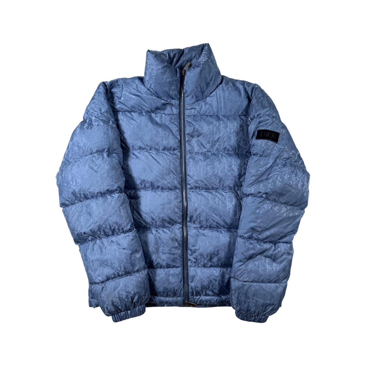 Dior Oblique Baby Blue Puffer Jacket