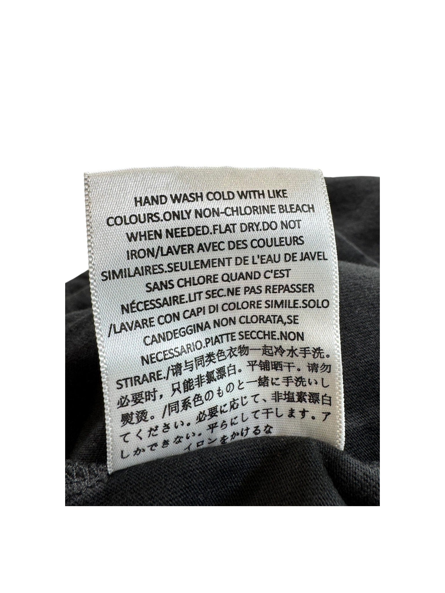 Essentials "FOG" Jet Black Tee