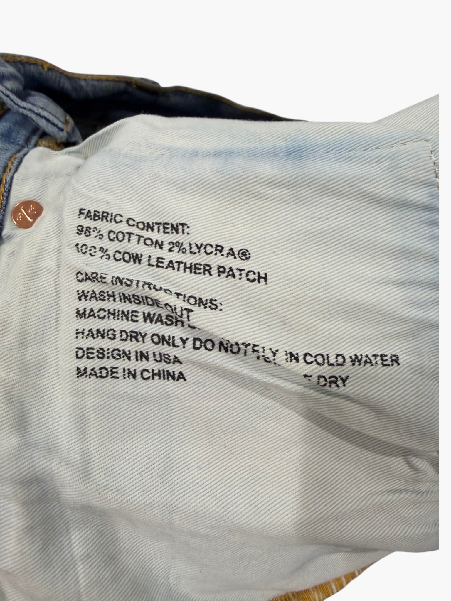 Purple Brand Distressed Light wash Jeans