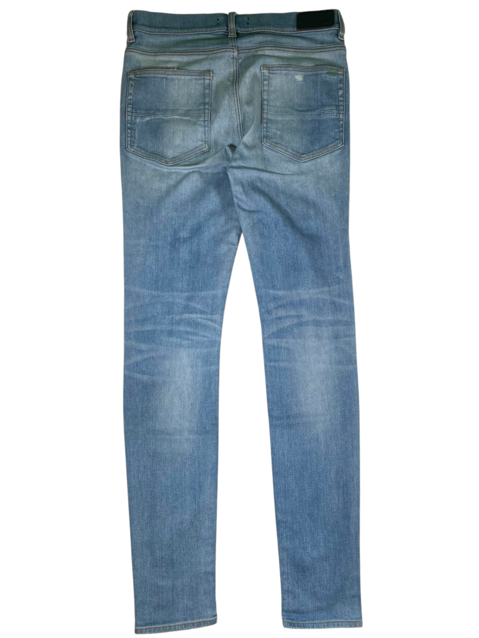 Amiri MX1 Aloha Patch Light Wash Jeans