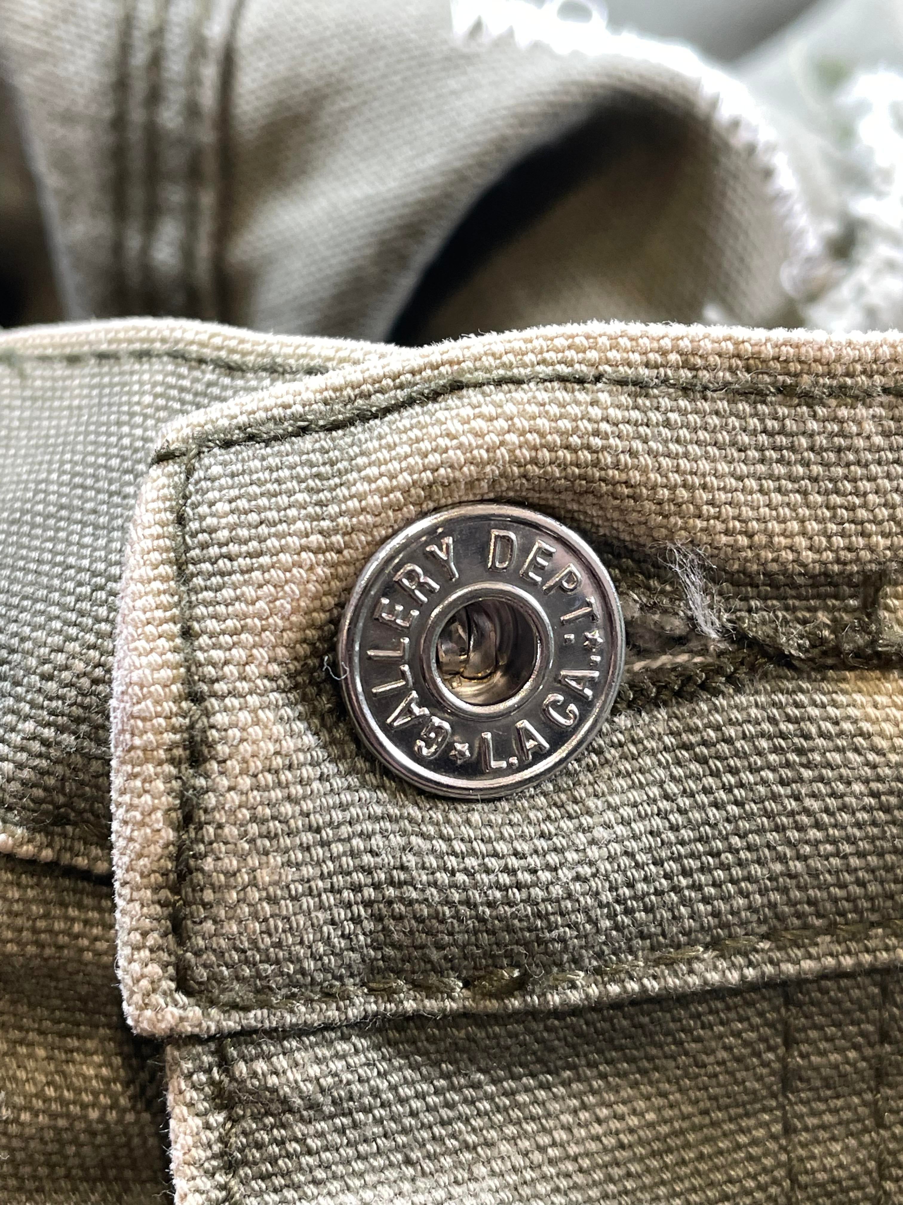 Gallery Dept Flared Olive Jeans