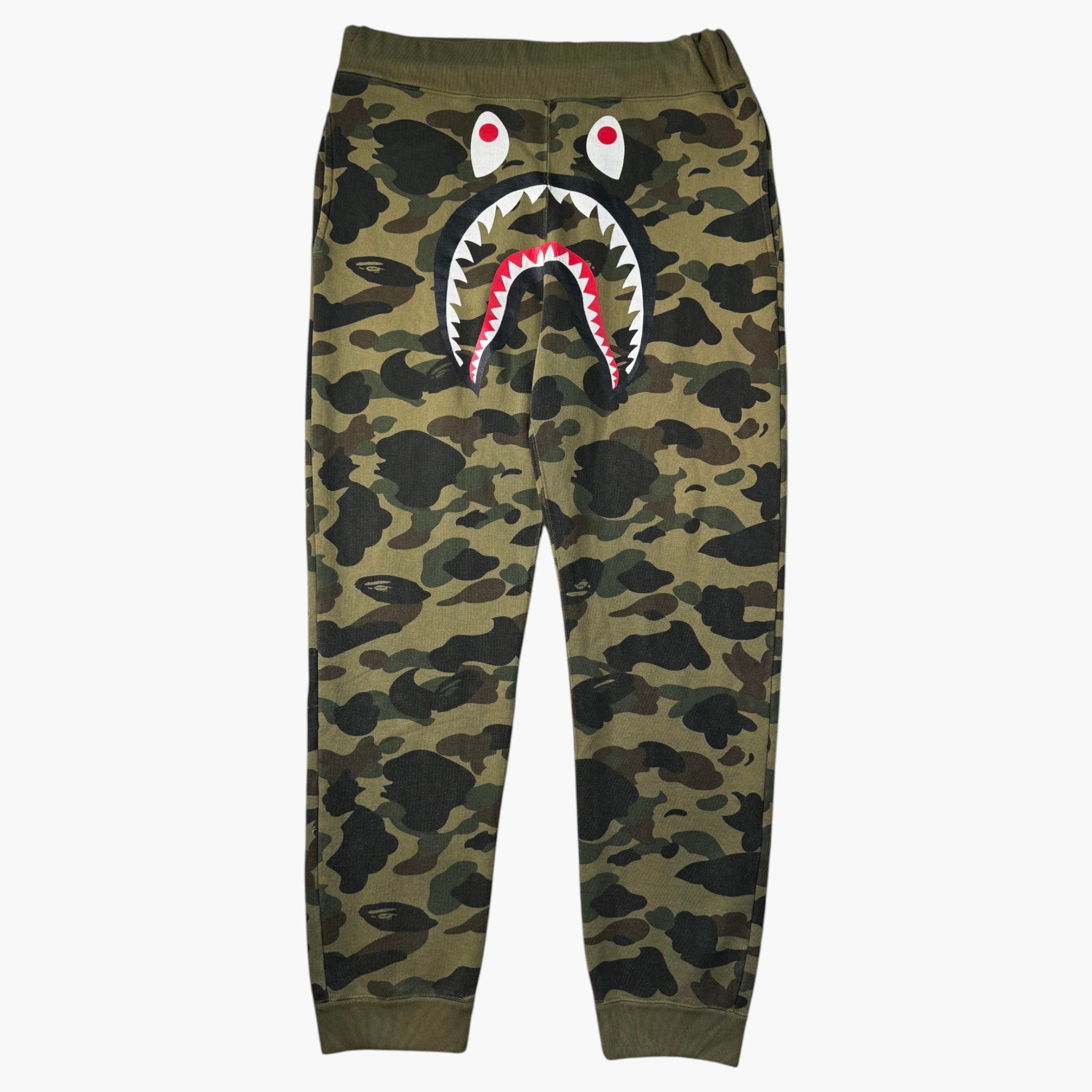 BAPE Camo Shark Green Sweats