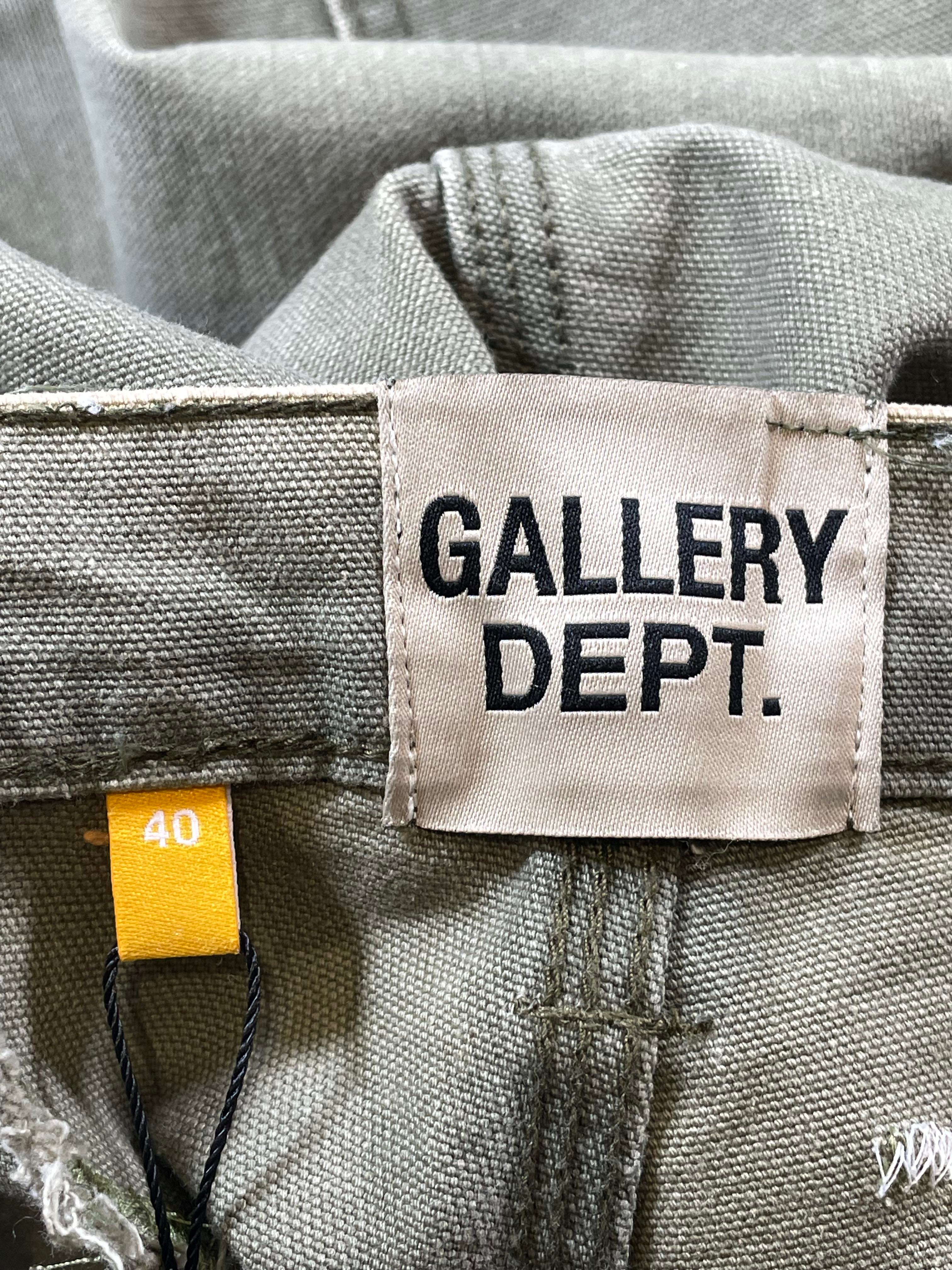 Gallery Dept Flared Olive Jeans