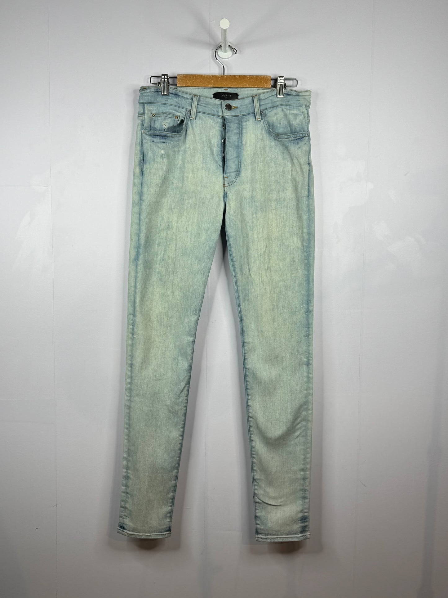 Amiri Plain Light Wash Blue Jeans
