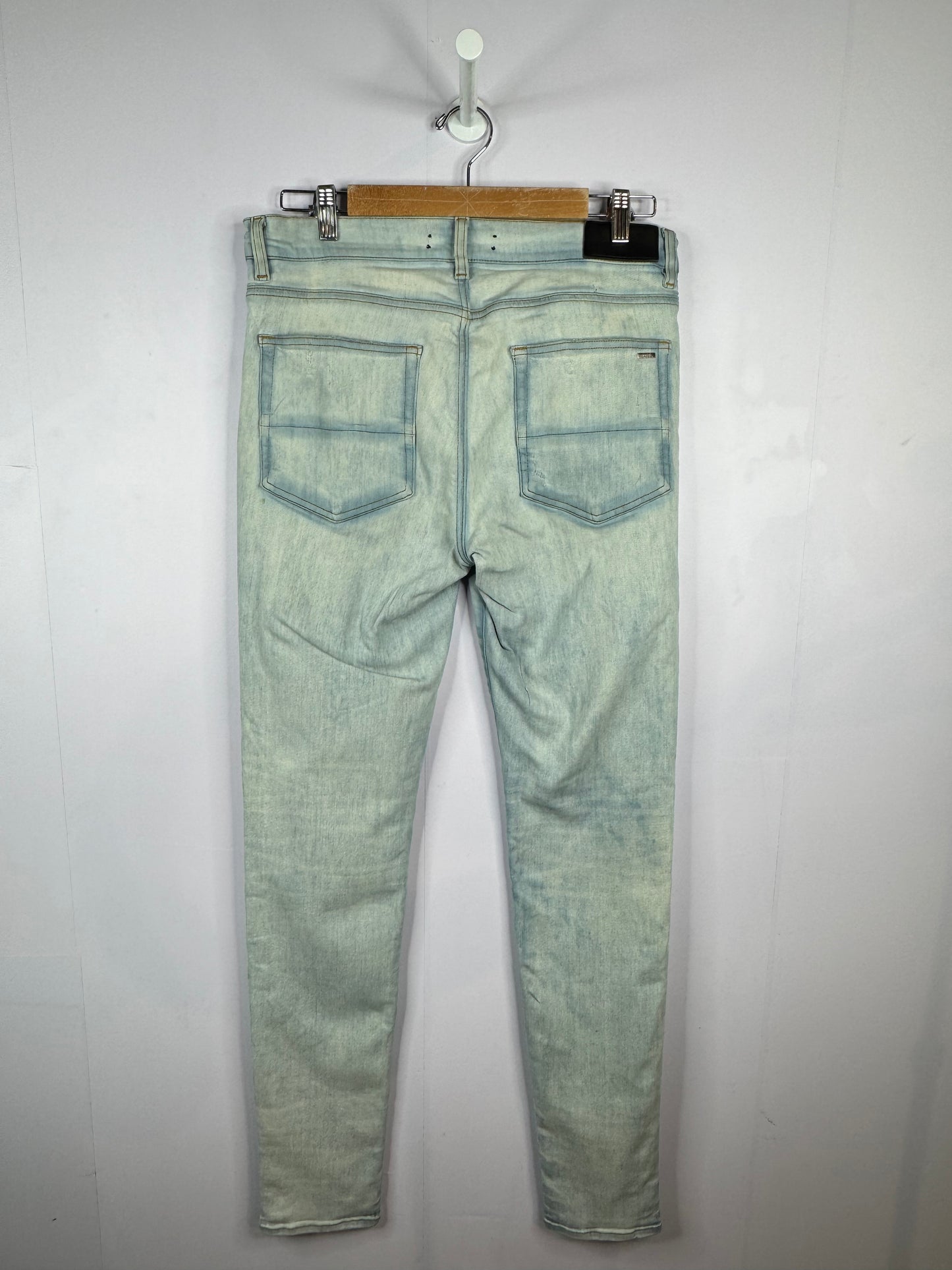 Amiri Plain Light Wash Blue Jeans
