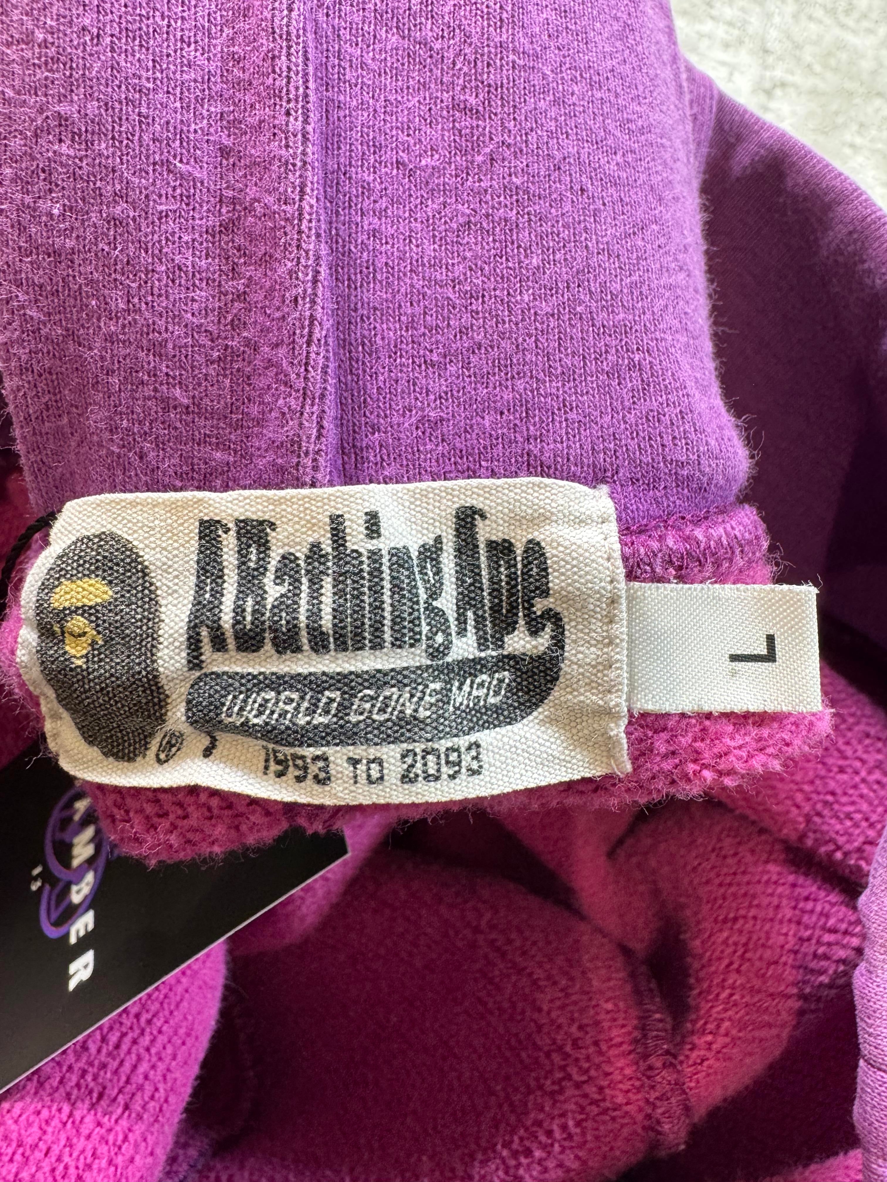 Bape Tiger Camo Purple Sweats