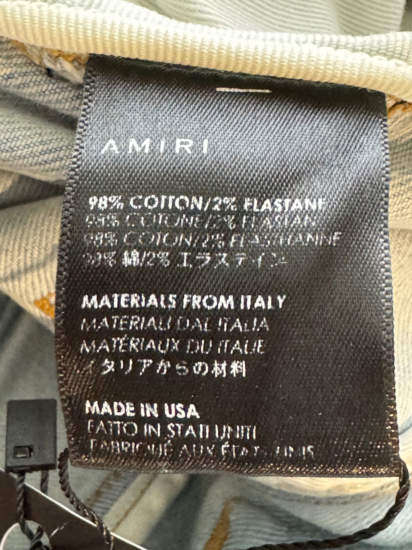 Amiri Plain Light Wash Blue Jeans