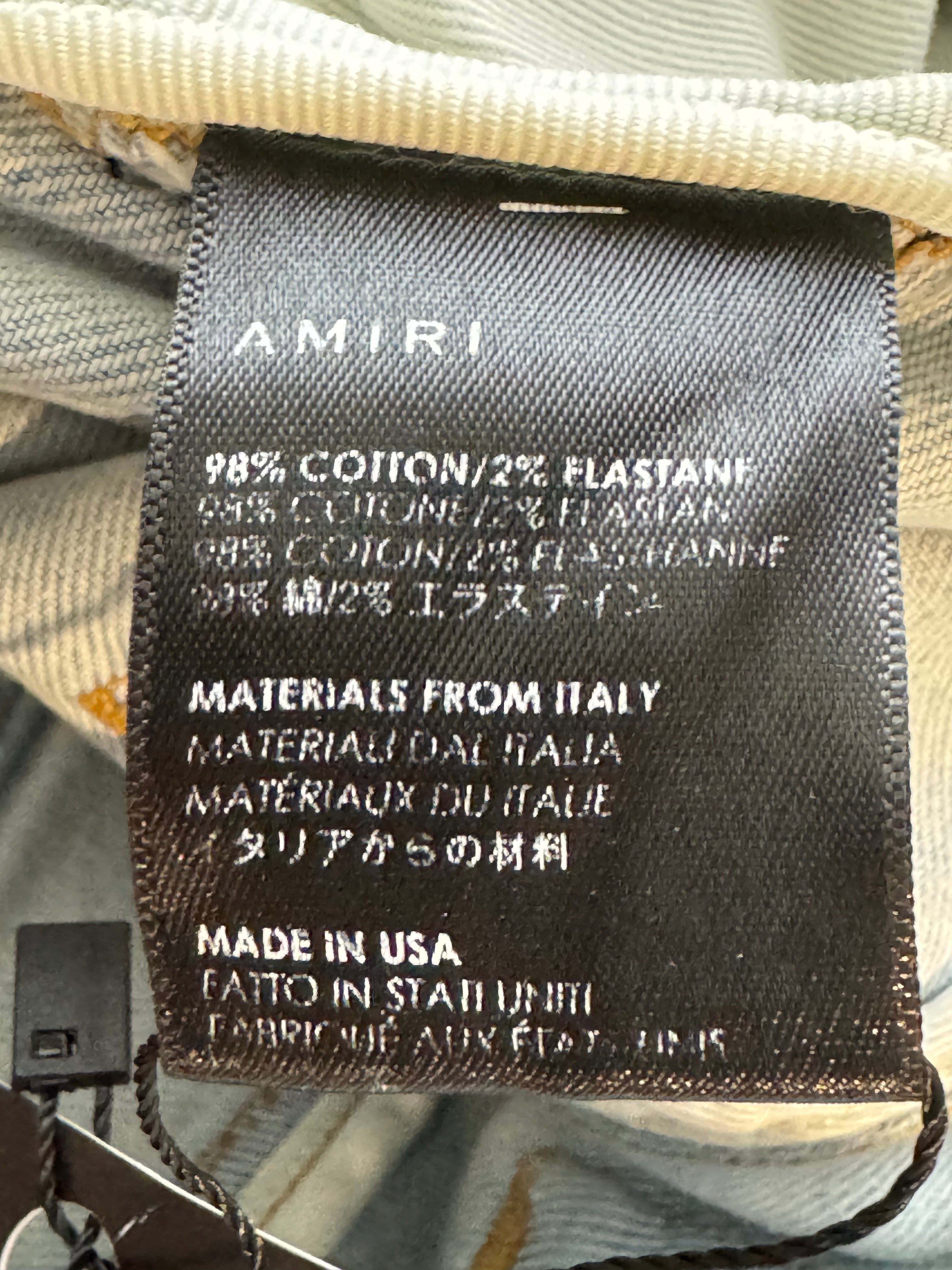 Amiri Plain Light Wash & Blue Jeans
