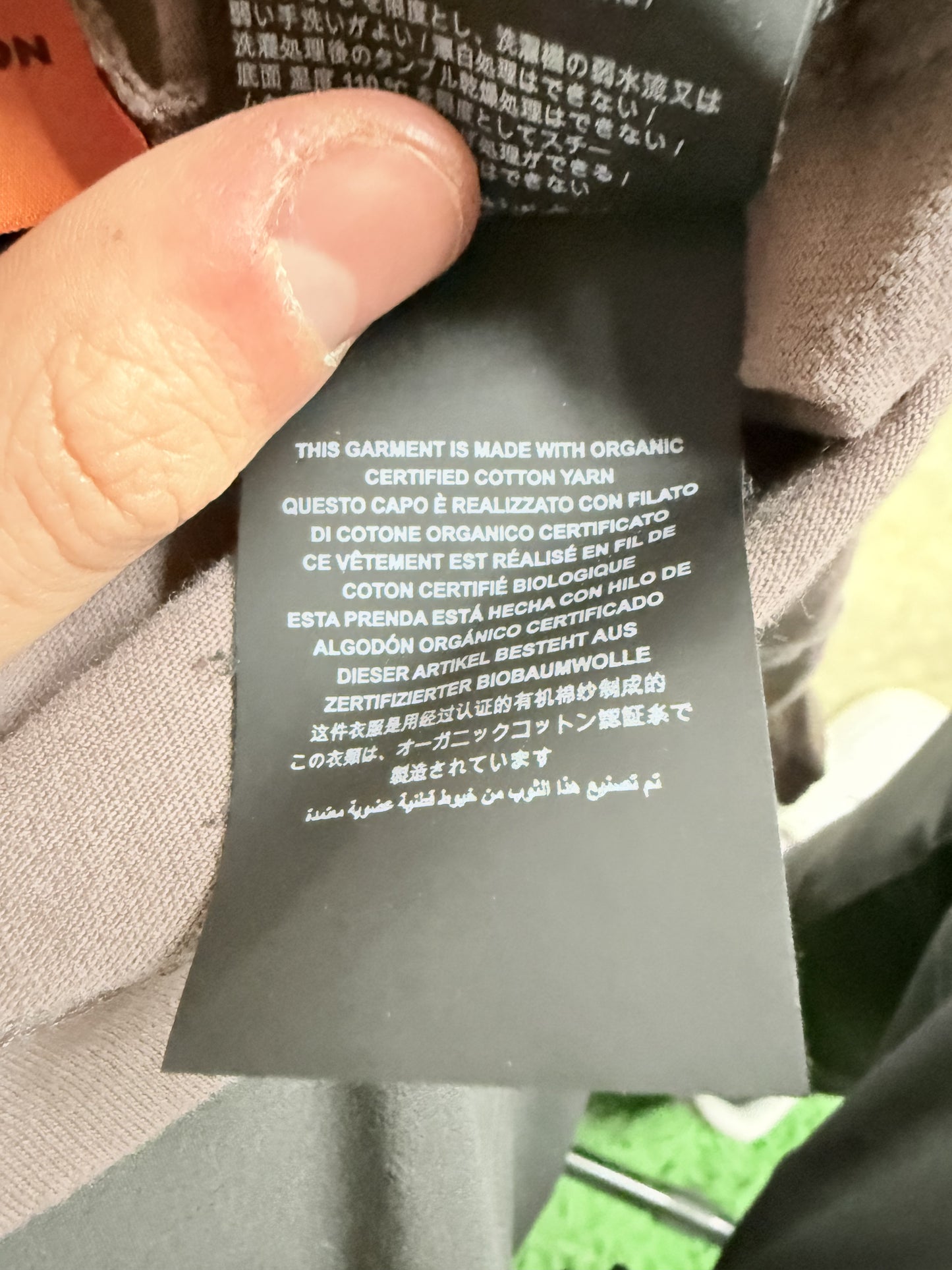 Heron Preston Swan Tee Taupe Used Large