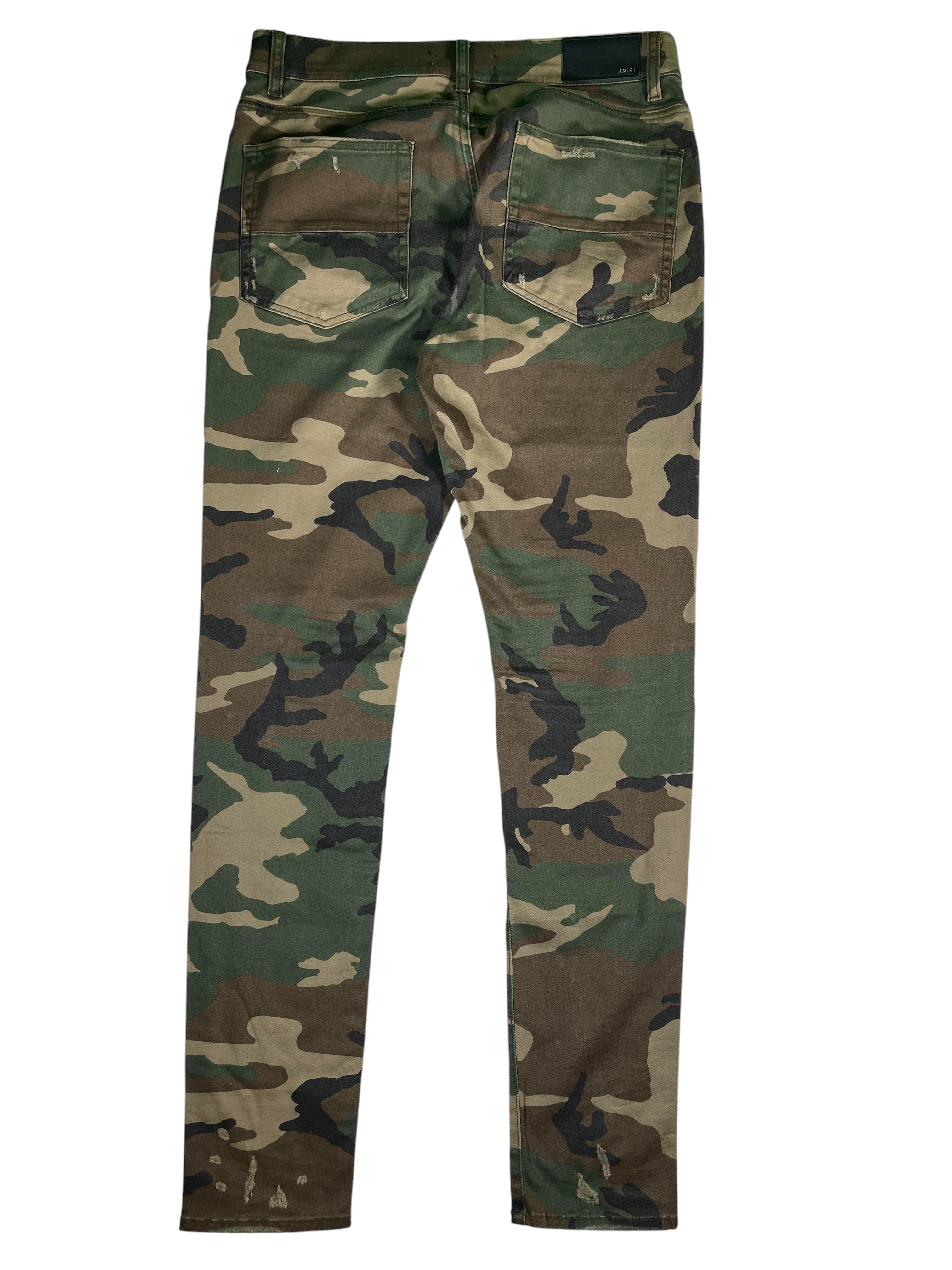 Amiri Patchwork Camo Multi Jeans
