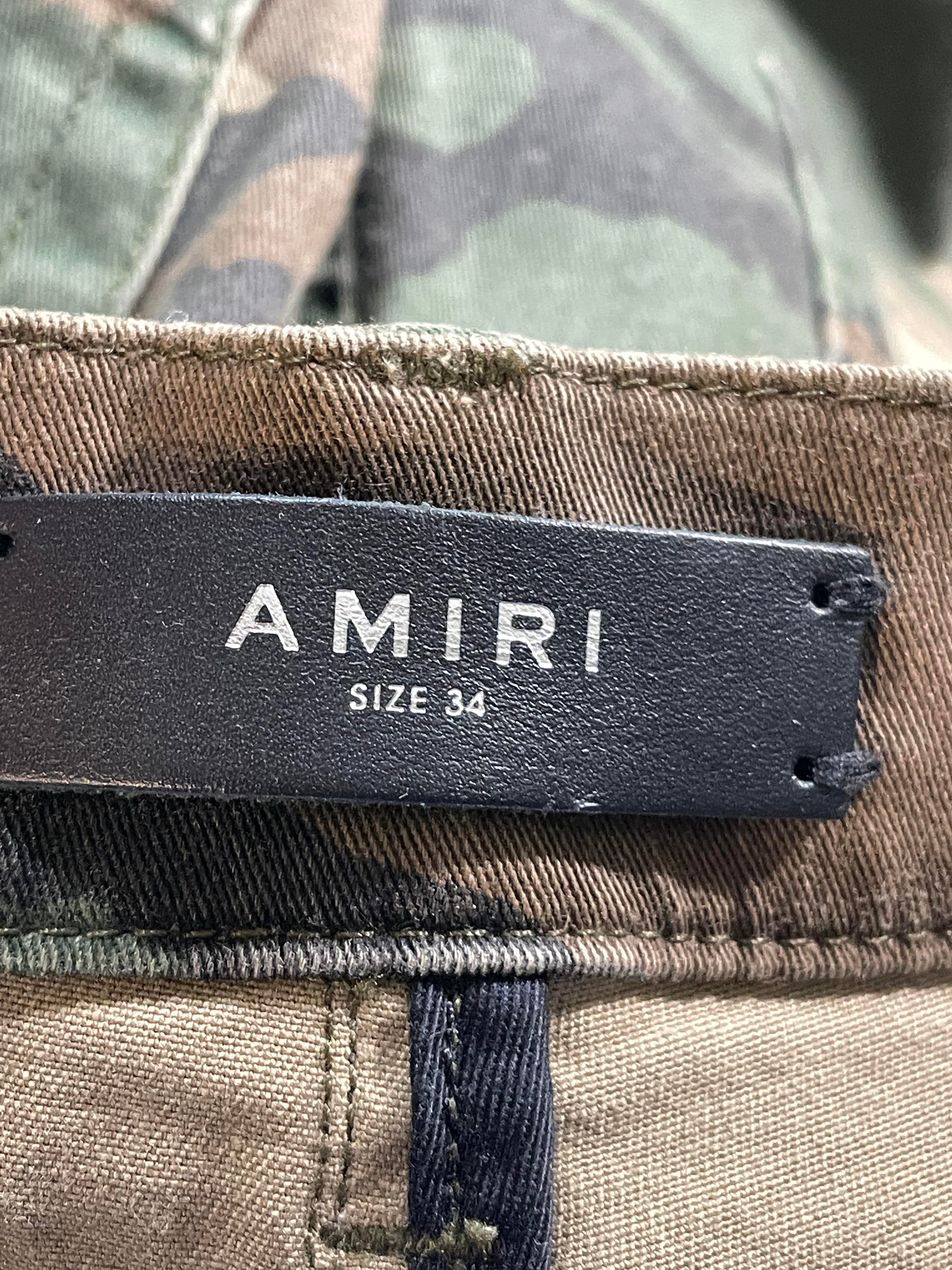 Amiri Patchwork Camo Multi Jeans