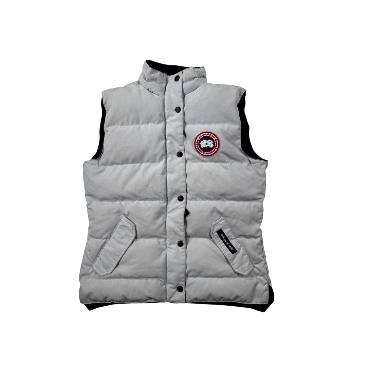 Canada Goose (Women's) White Puffer Vest