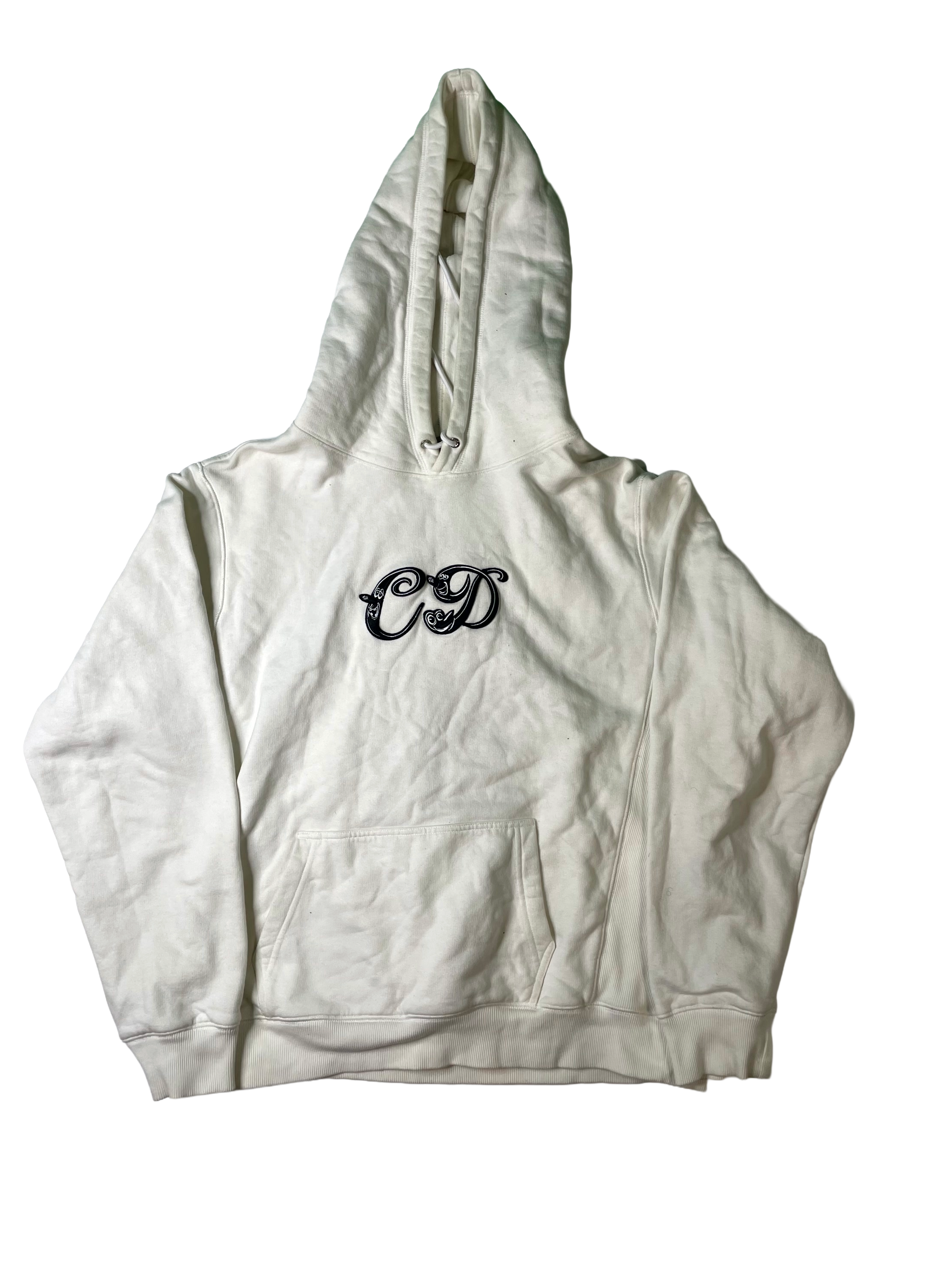 Dior CD Logo White & Black Hoodie