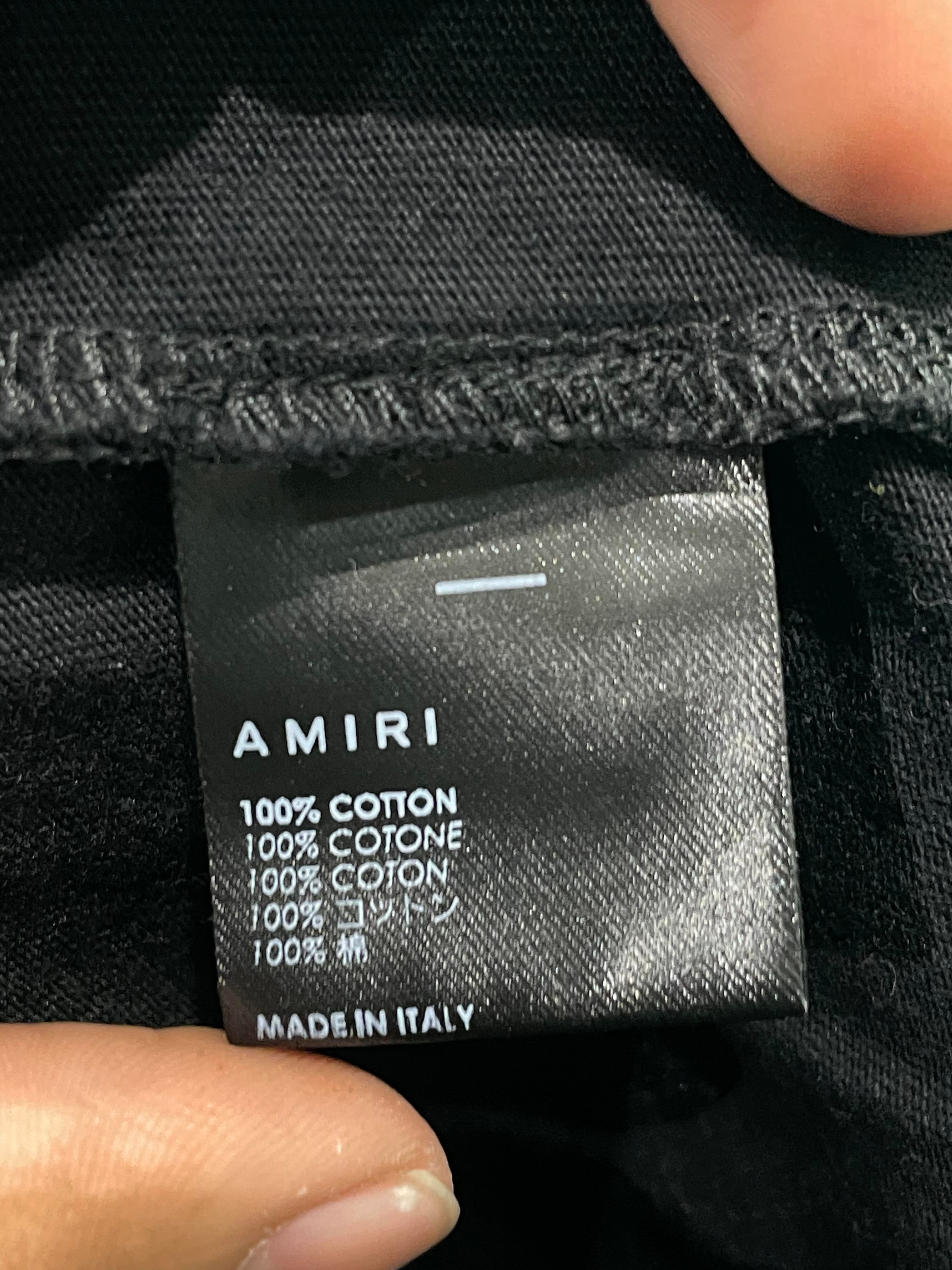 Amiri Black Bird Tee