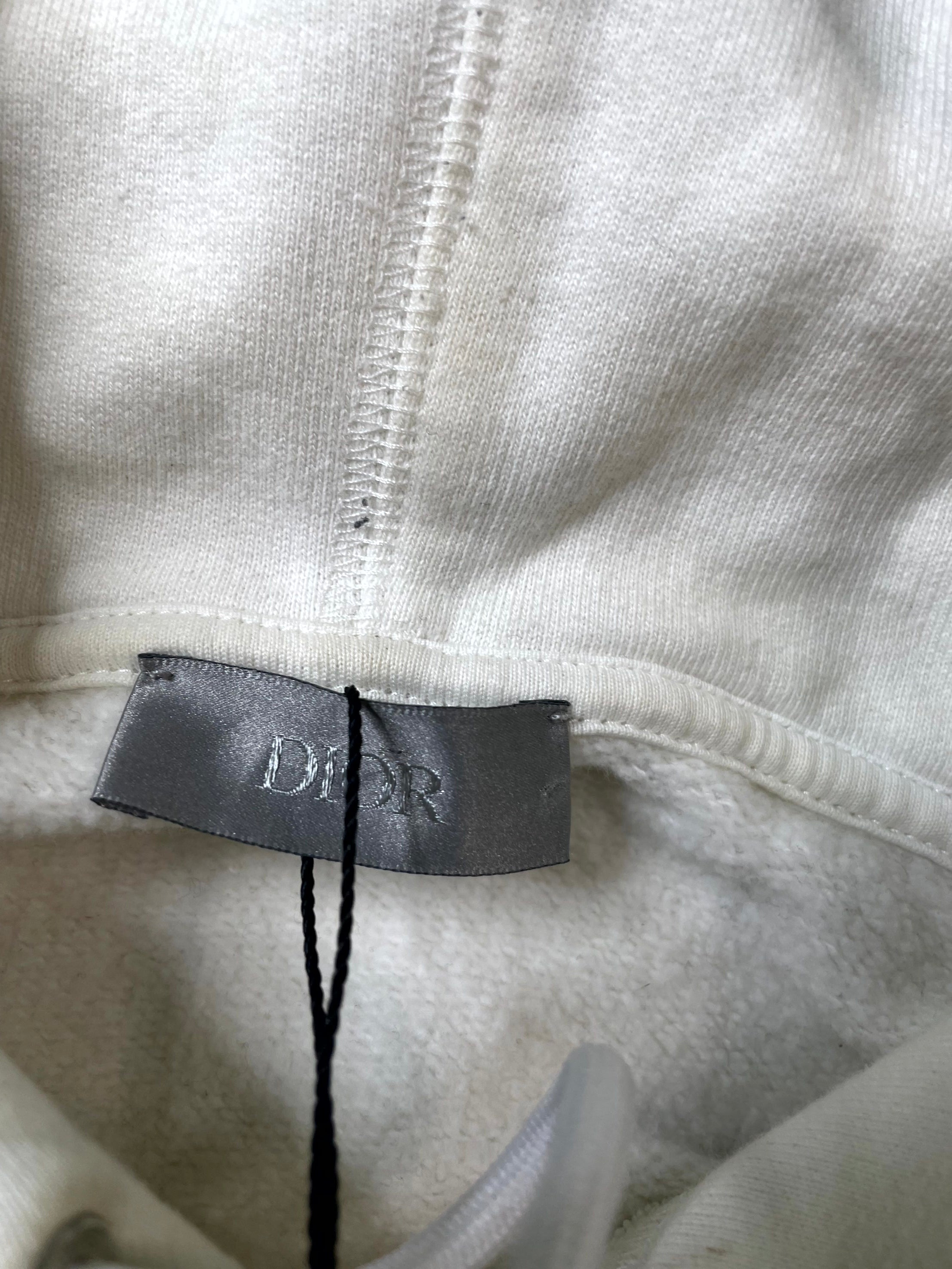 Dior CD Logo White & Black Hoodie