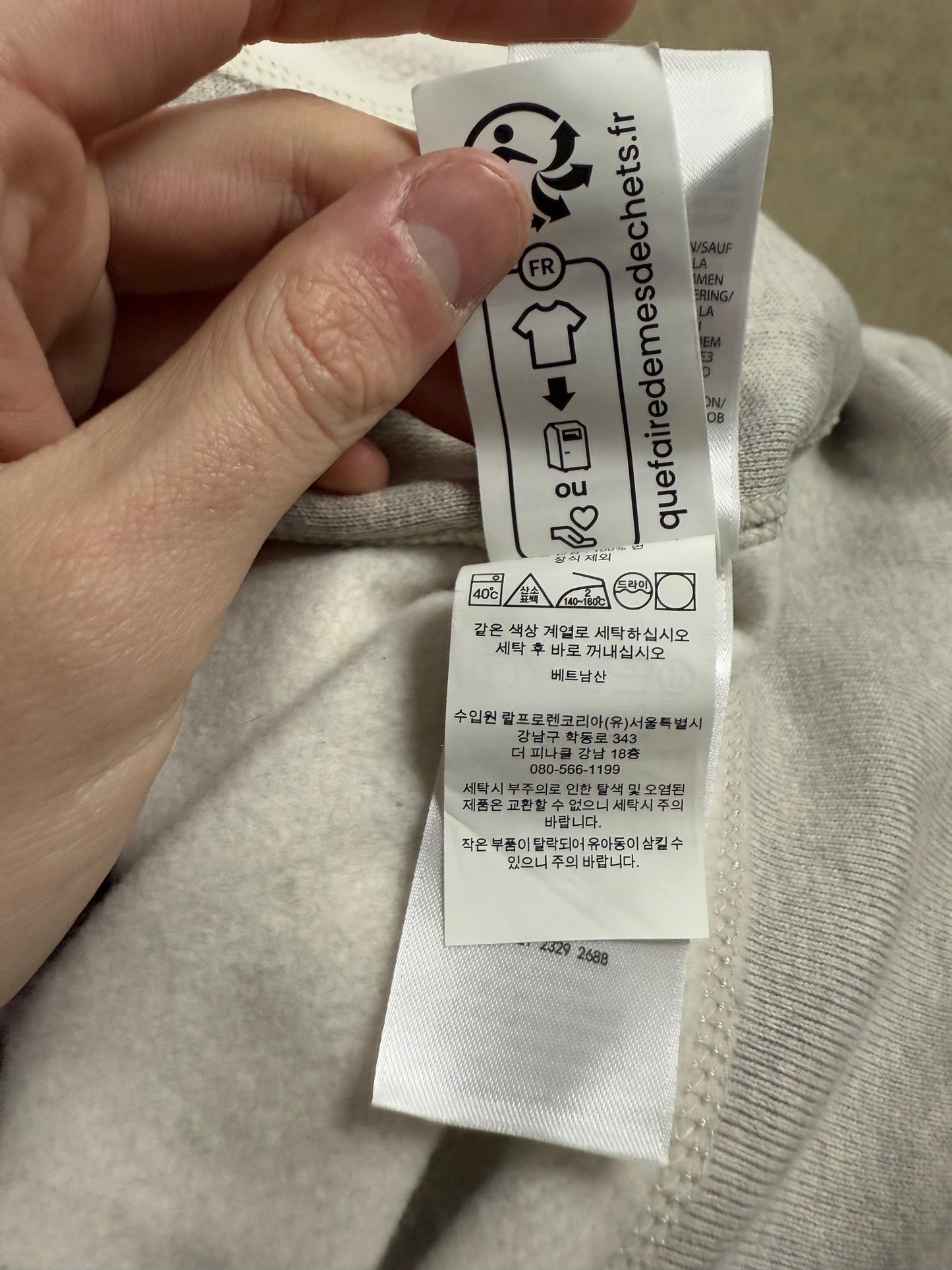 Polo Zip Up Grey Navy New with Tags XXL