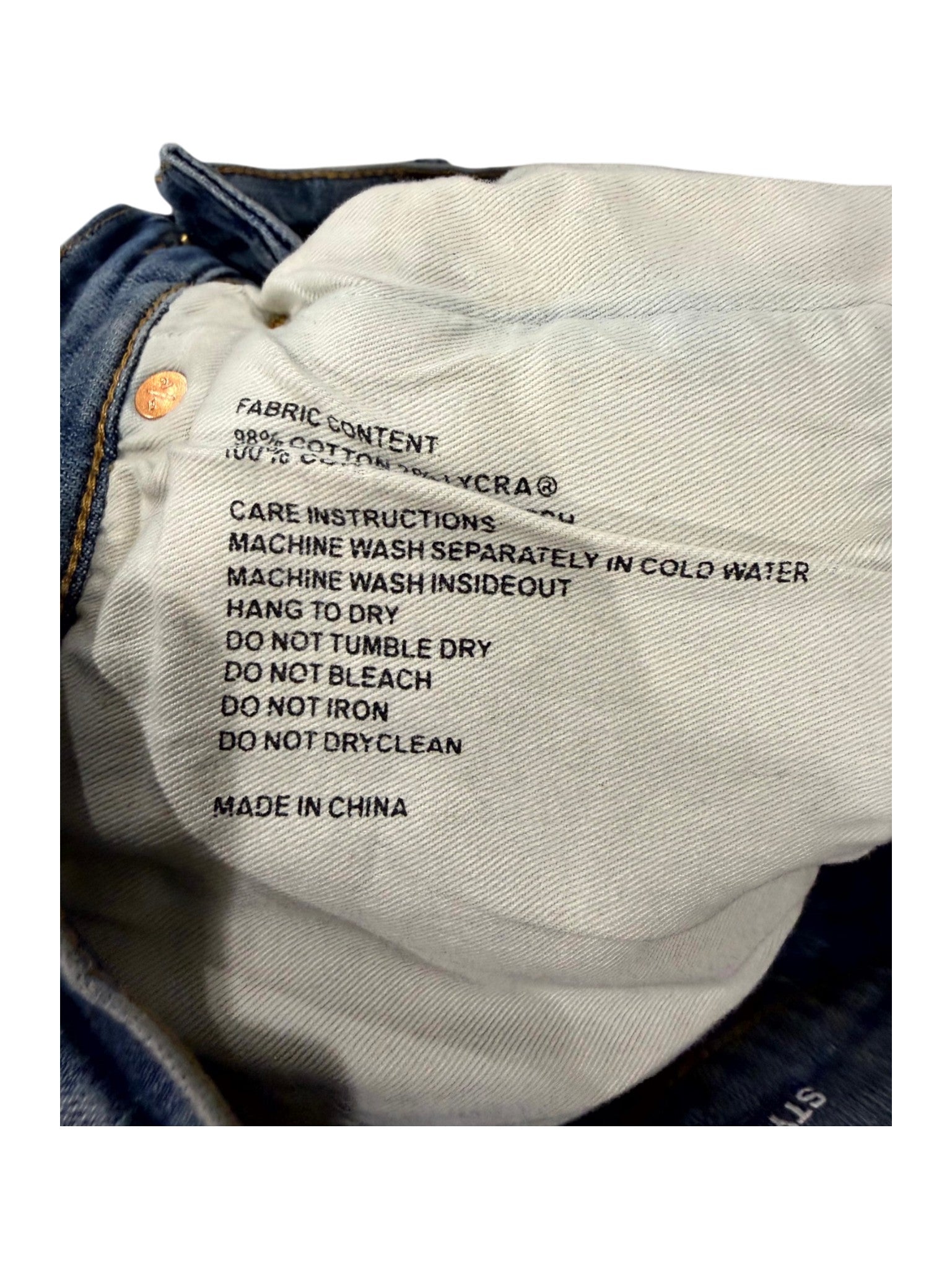 Purple Brand Paint Splatter Dark Wash Jeans