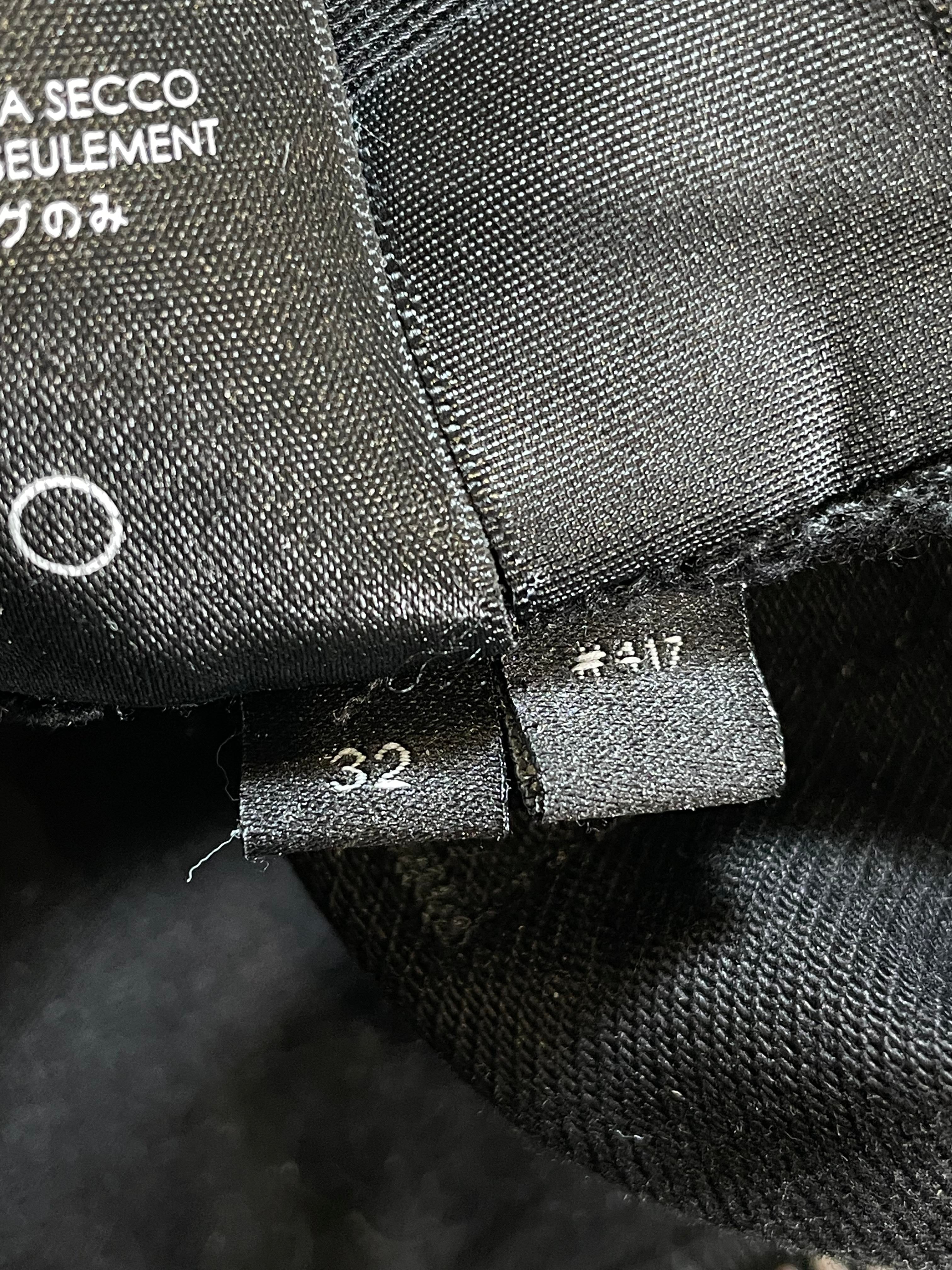 Amiri Cheetah Zipper Black Jeans