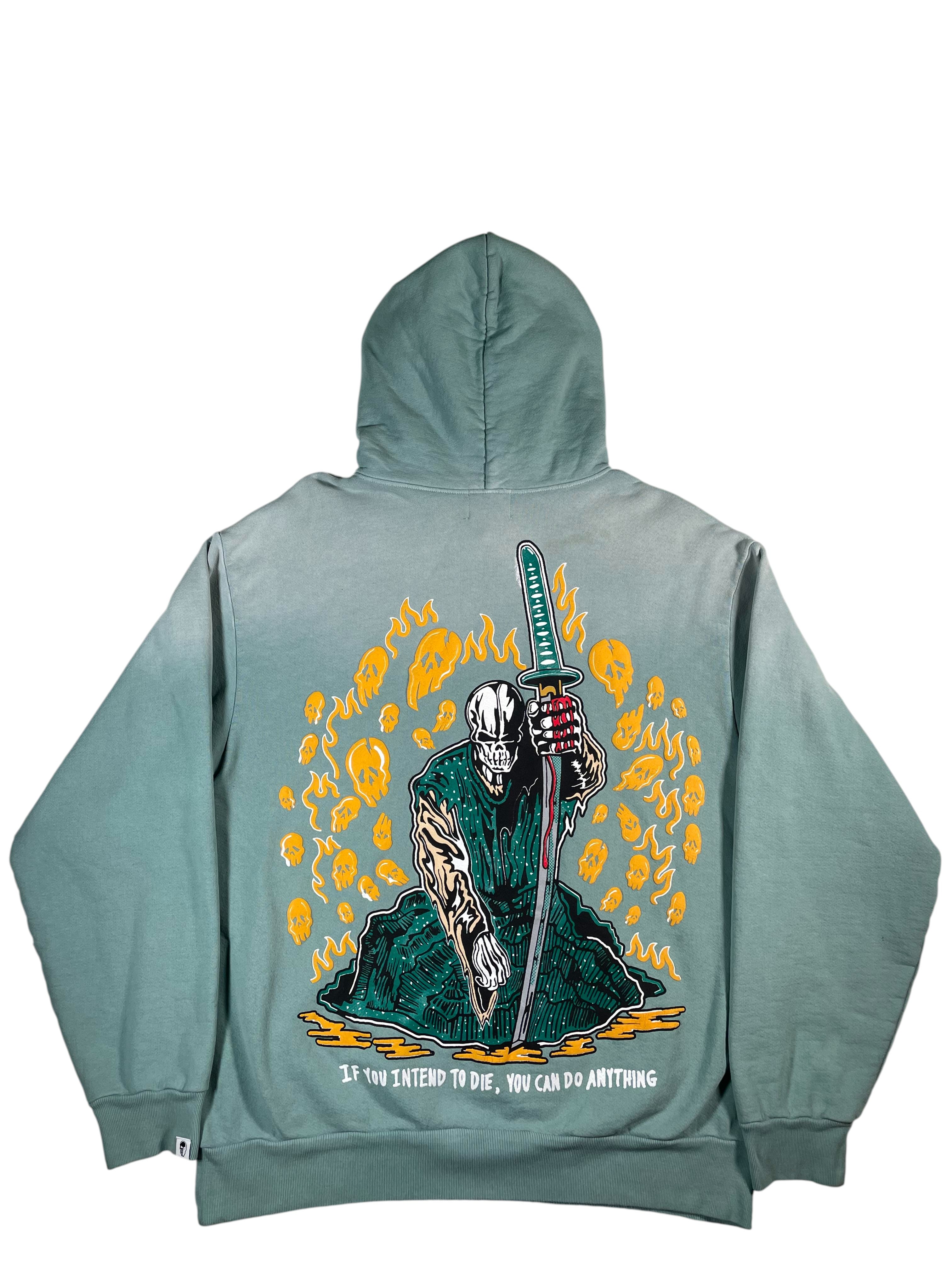 Warren Lotas Do Anything Mint Hoodie