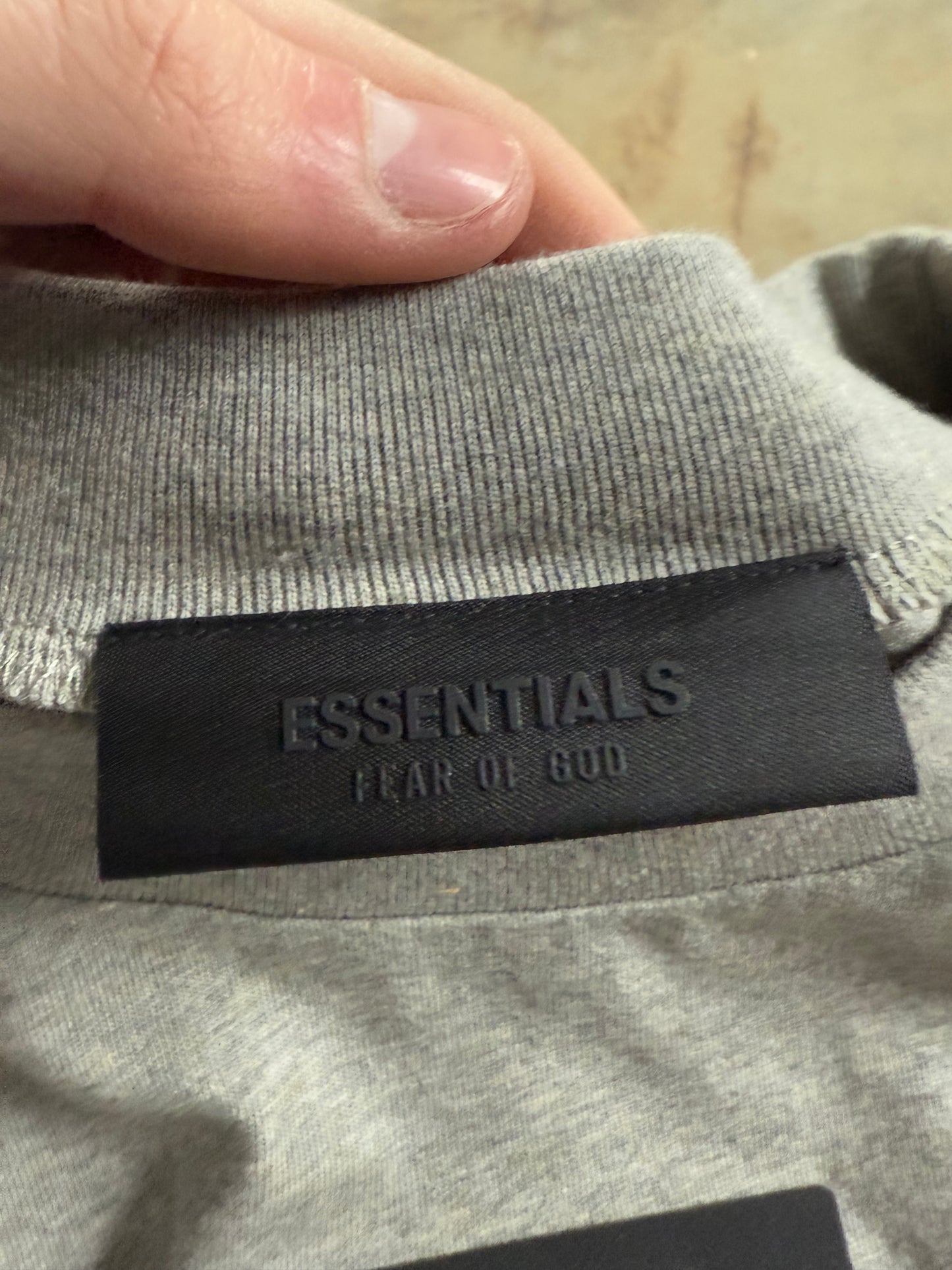 Essentials Tee Dark Oatmeal New With Tags Medium