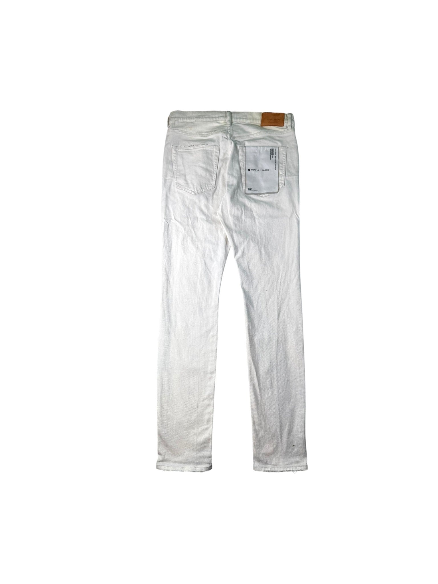 Purple Brand Plain White Jeans