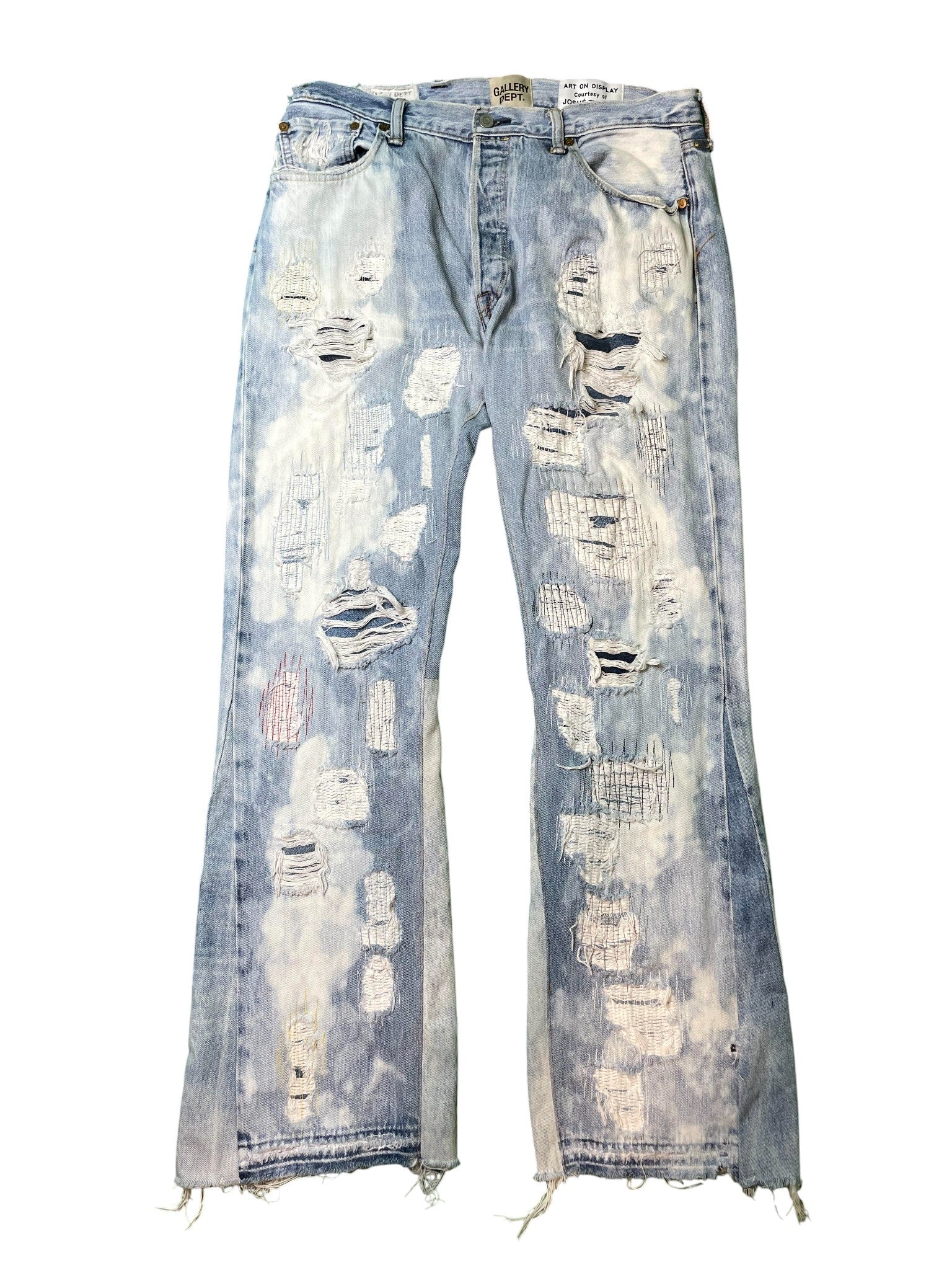 Gallery Dept Distressed Flare Denim