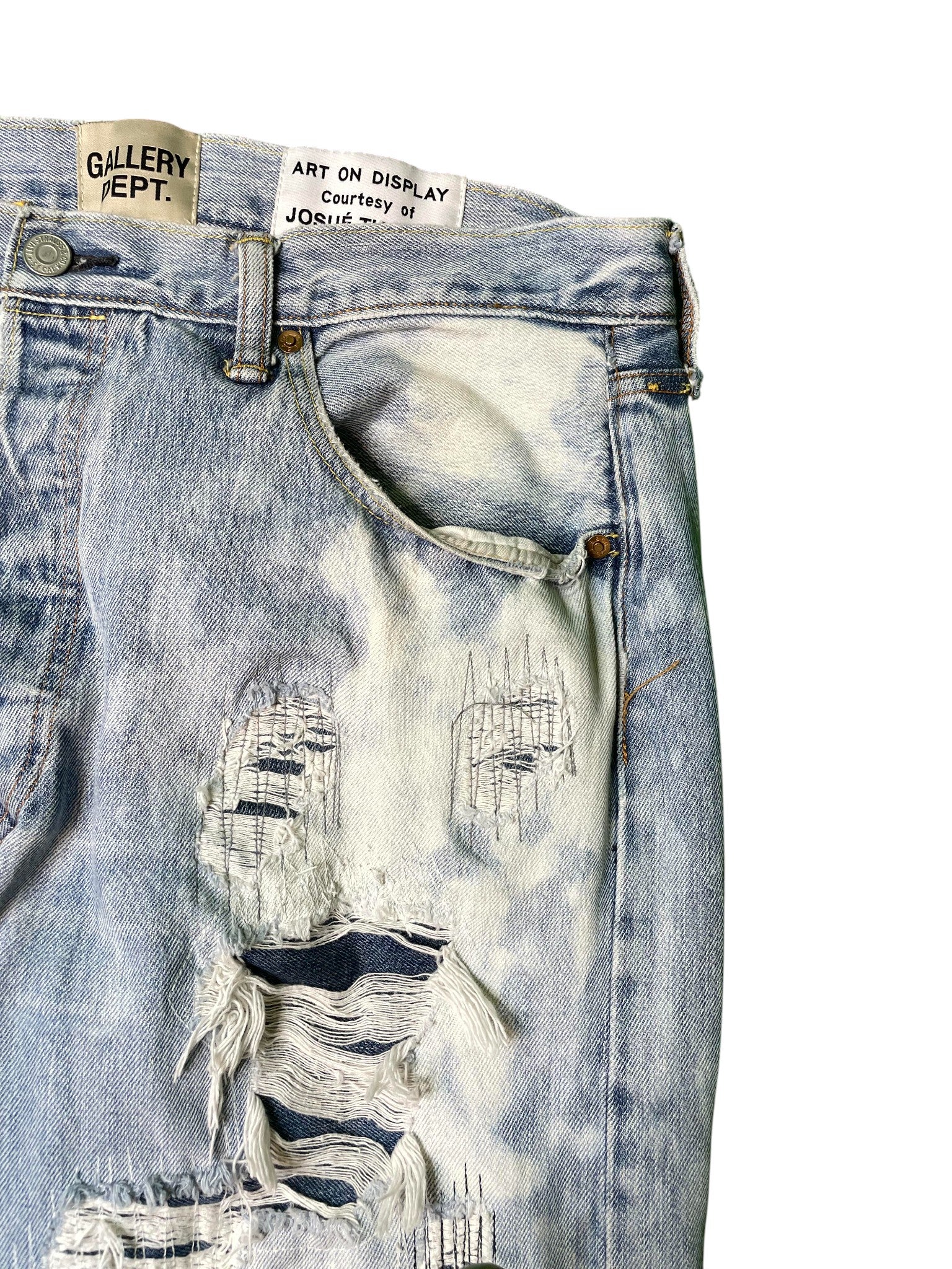 Gallery Dept Distressed Flare Denim